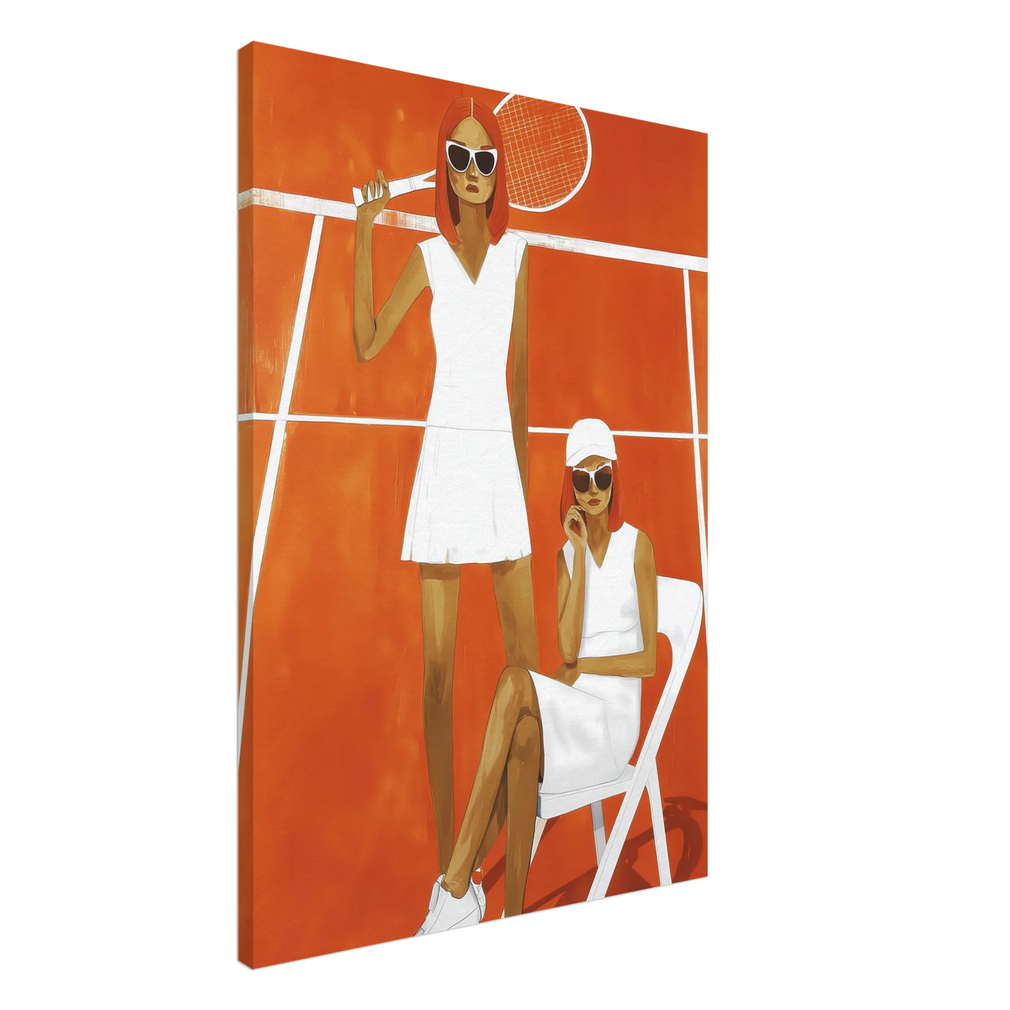 Deux Sets — tableau sur toile — art mural STNCL