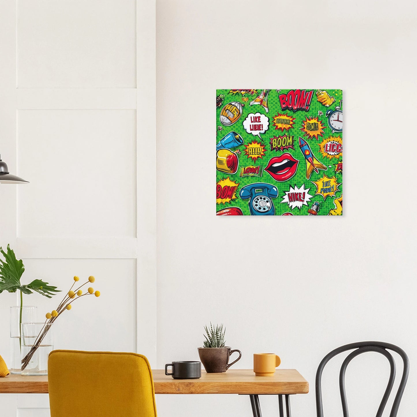 Explosion Pop — tableau sur toile — vue 7 — art mural STNCL