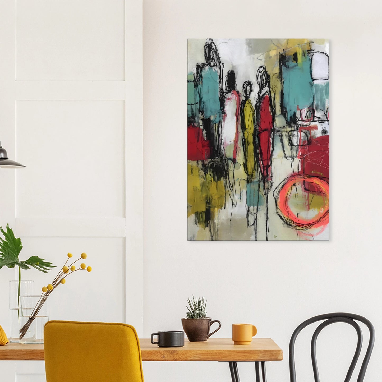 Sédiments d'un Été Brûlé — tableau sur toile — vue 8 — art mural STNCL