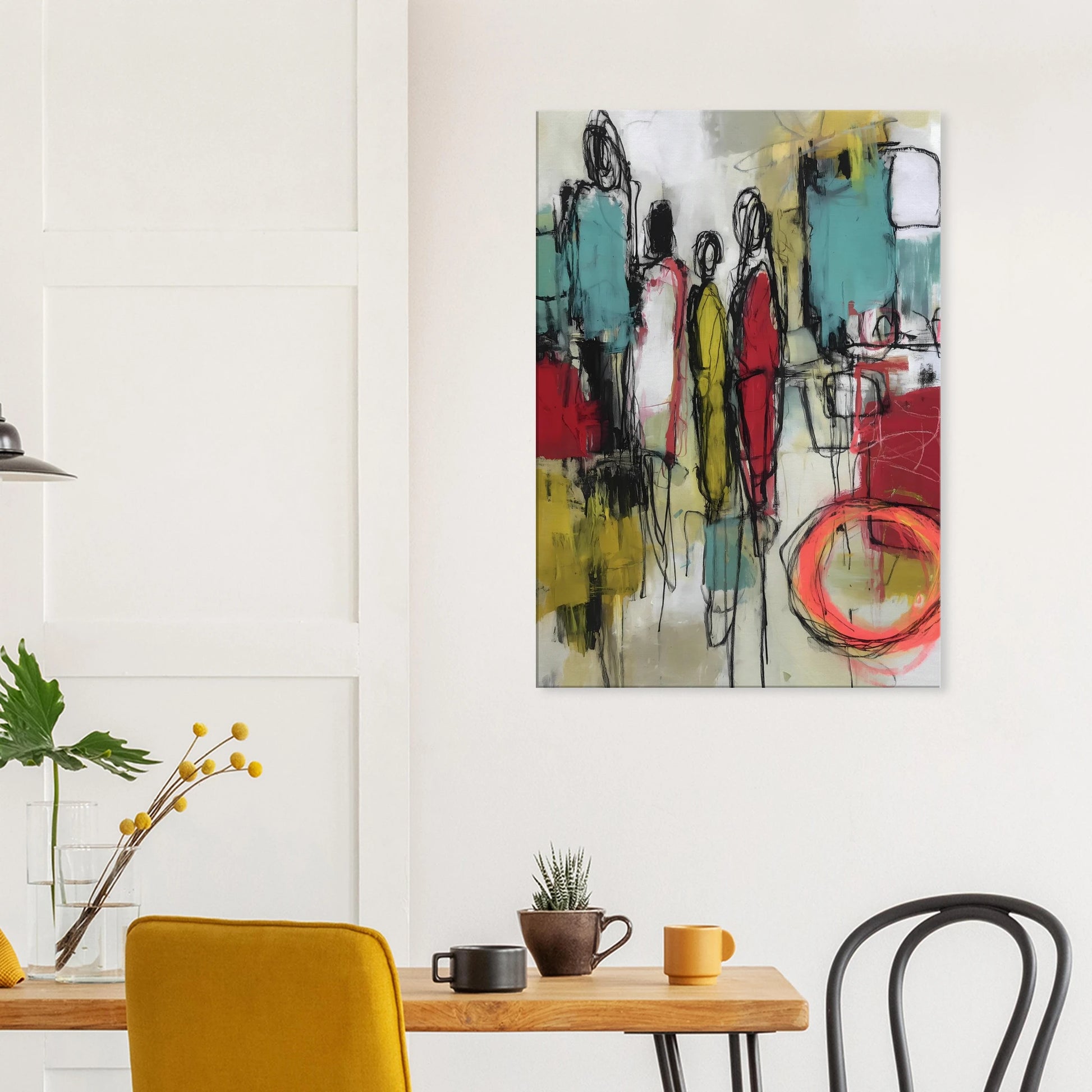 Sédiments d'un Été Brûlé — tableau sur toile — vue 8 — art mural STNCL