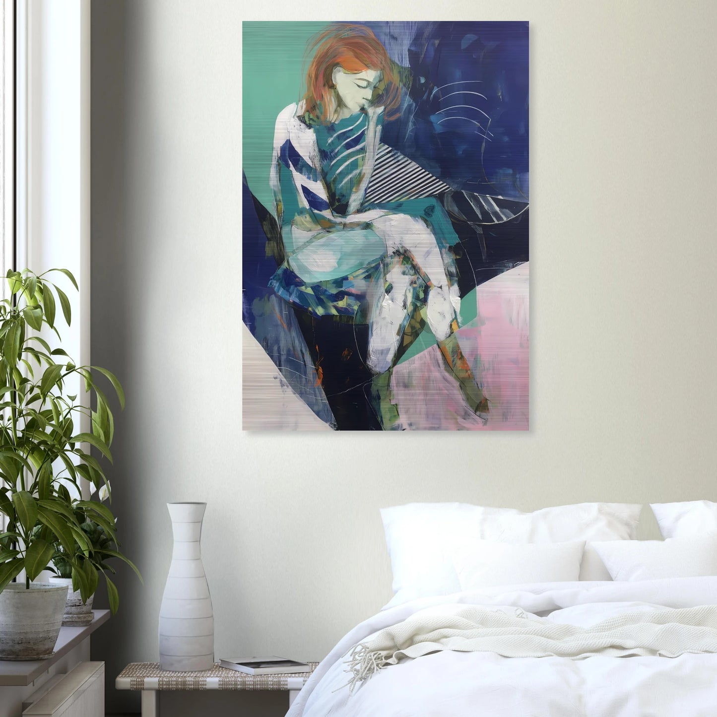 Songe au Repos — tableau aluminium — vue 7 — art mural STNCL