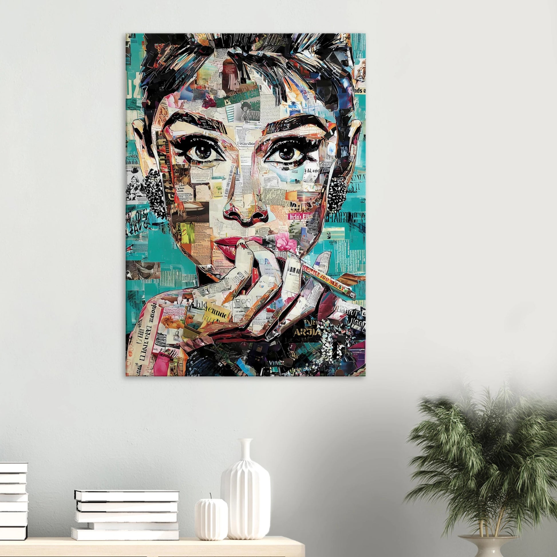 Regard de Papier — tableau sur toile — vue 6 — art mural STNCL
