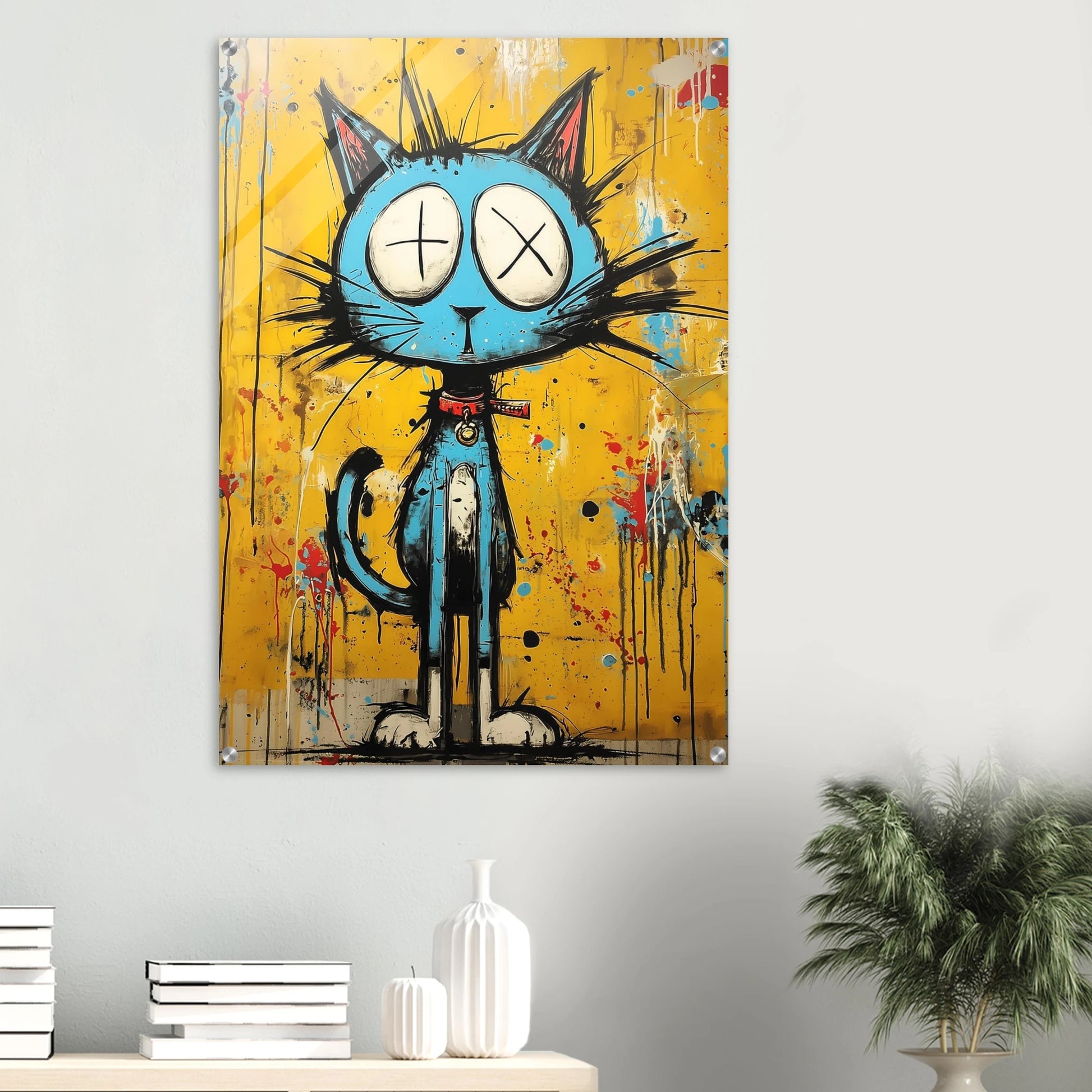 Matou des Murs — tableau plexiglas — vue 6 — art mural STNCL