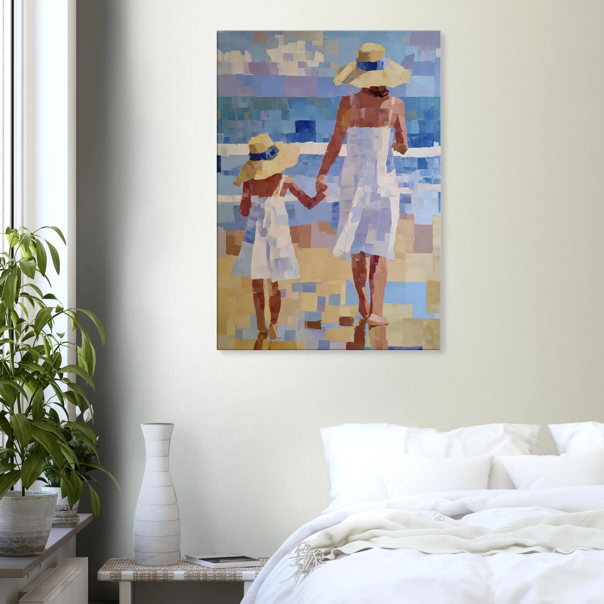 Main dans la Main — tableau sur toile — vue 7 — art mural STNCL