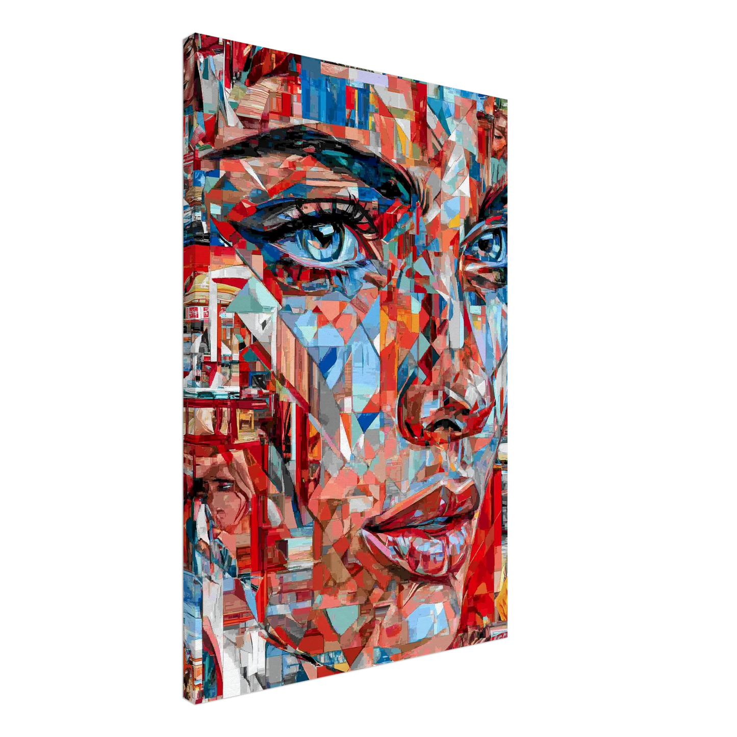 Éclats de Femme — tableau sur toile — vue 2 — art mural STNCL