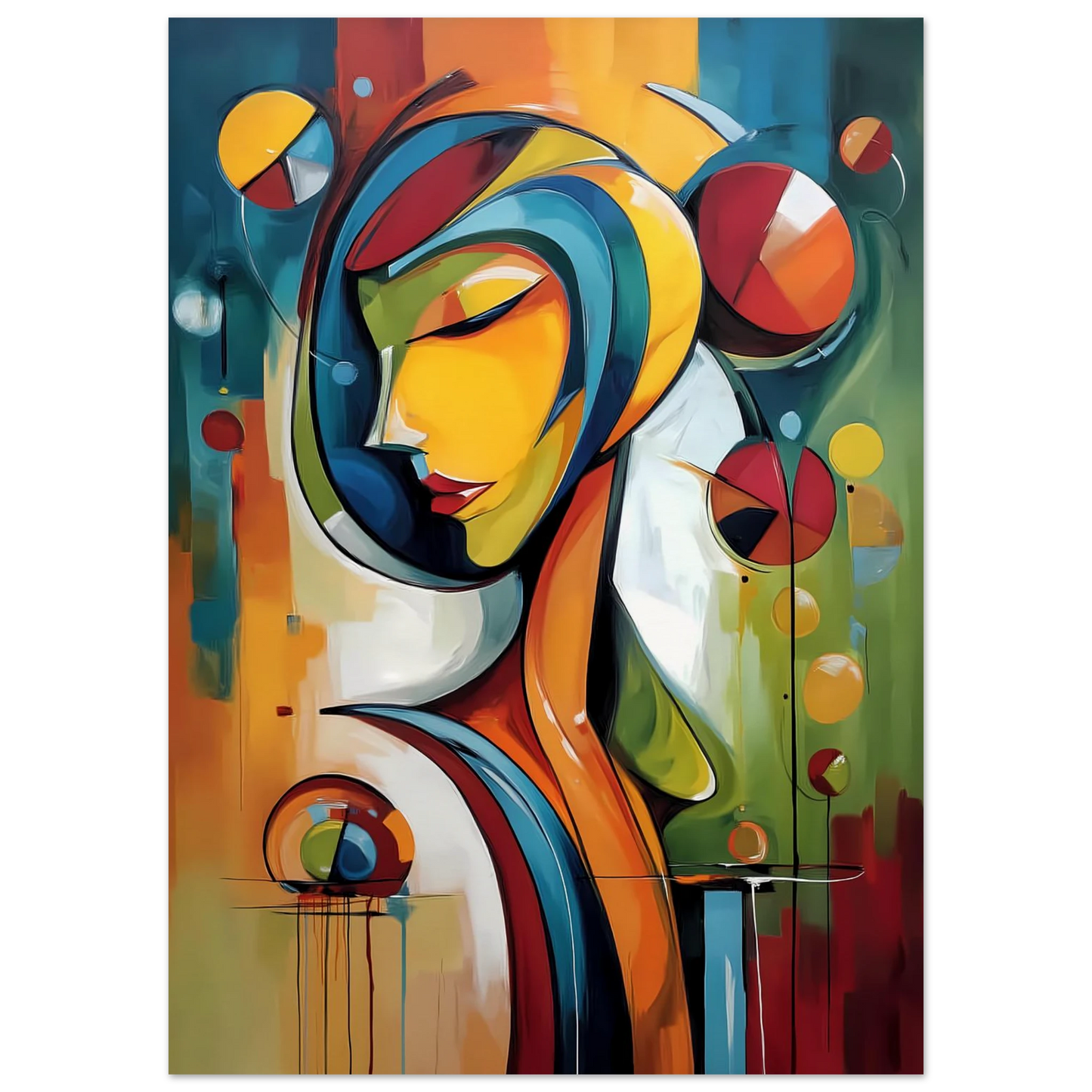 Rêverie Géométrique — affiche d'art — vue 5 — art mural STNCL