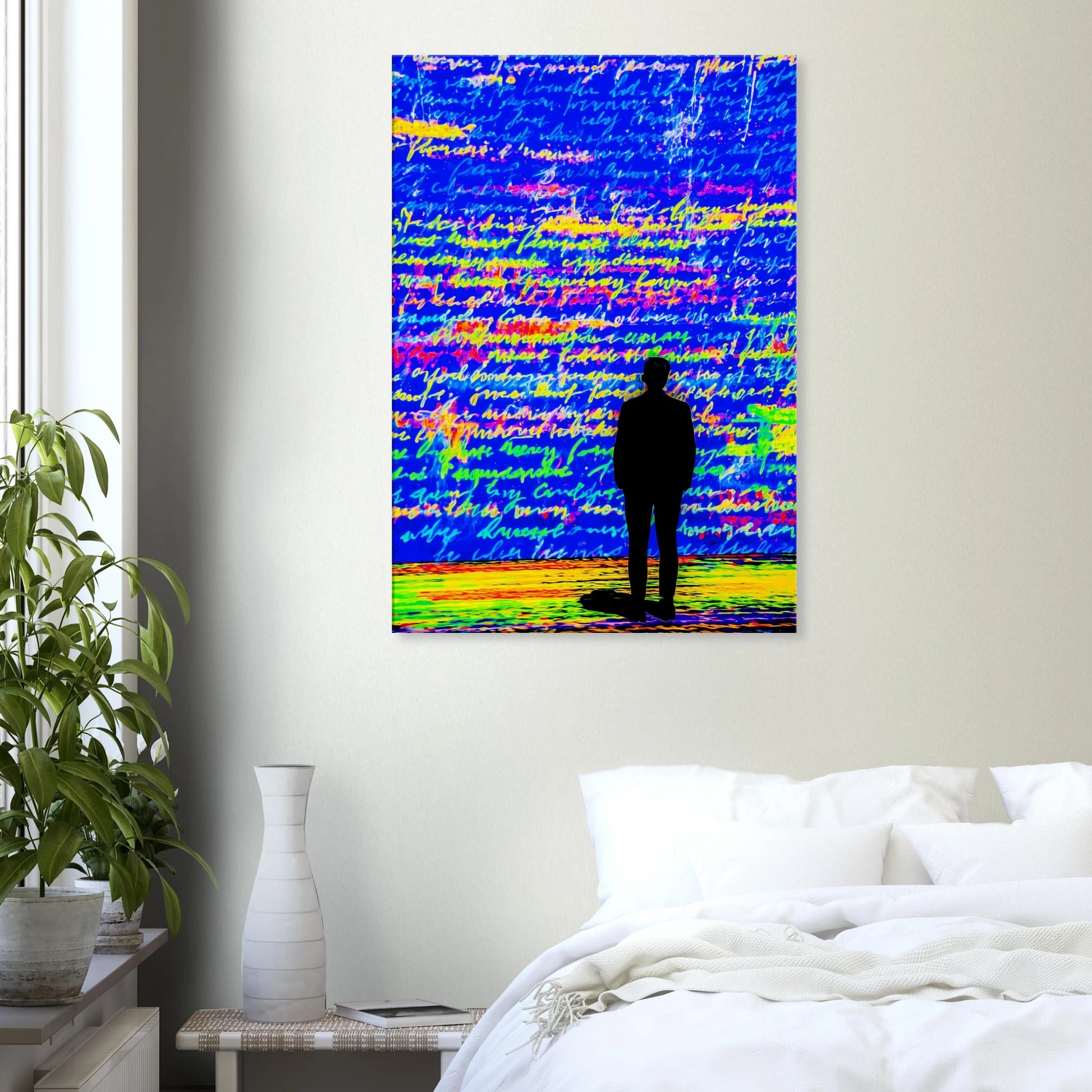 Le Mur Écrit — tableau sur toile — vue 7 — art mural STNCL