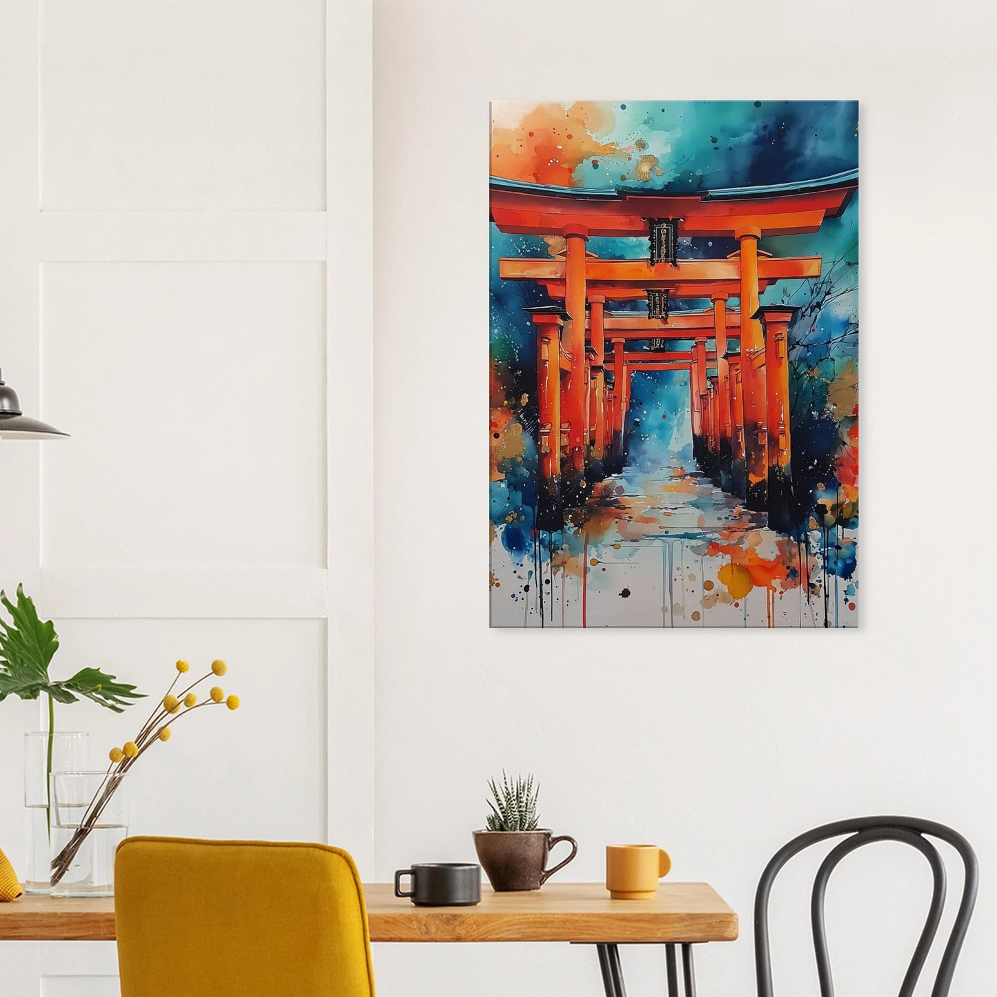 Le Sentier des Mille Portes — tableau sur toile — vue 8 — art mural STNCL