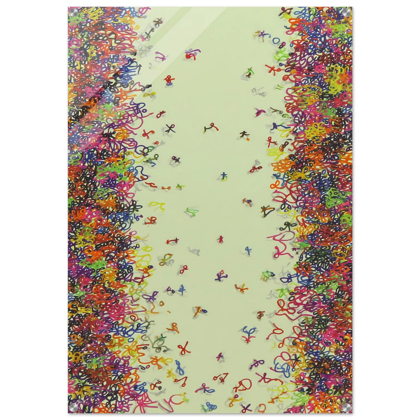Nuée de Signes — tableau plexiglas — art mural STNCL