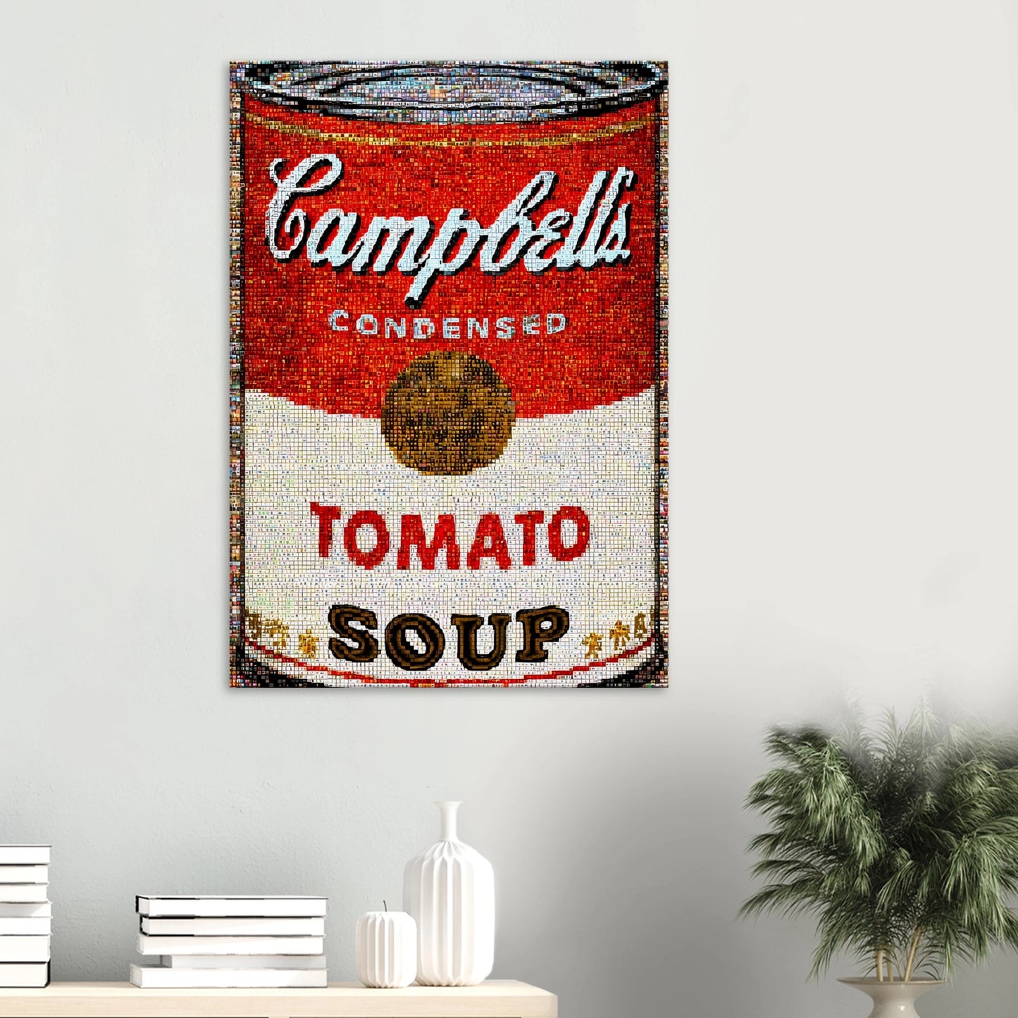 Icône en Conserve — tableau sur toile — vue 6 — art mural STNCL