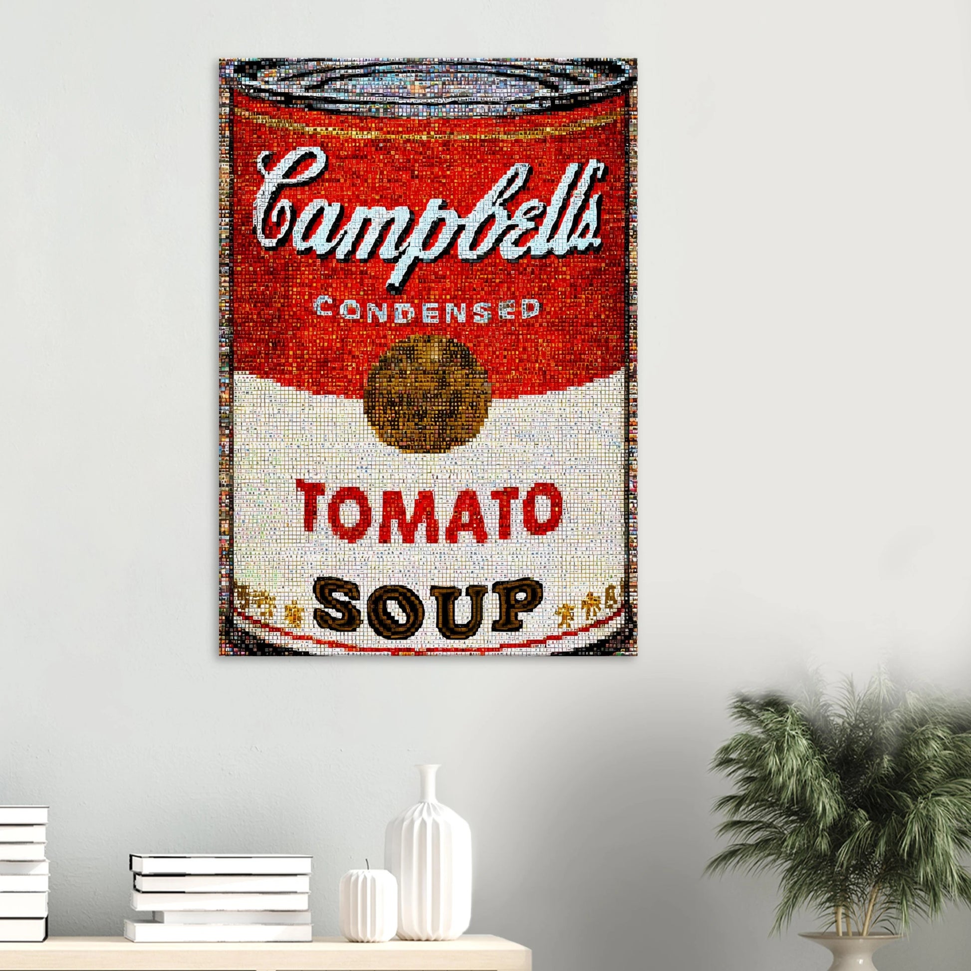 Icône en Conserve — tableau sur toile — vue 6 — art mural STNCL
