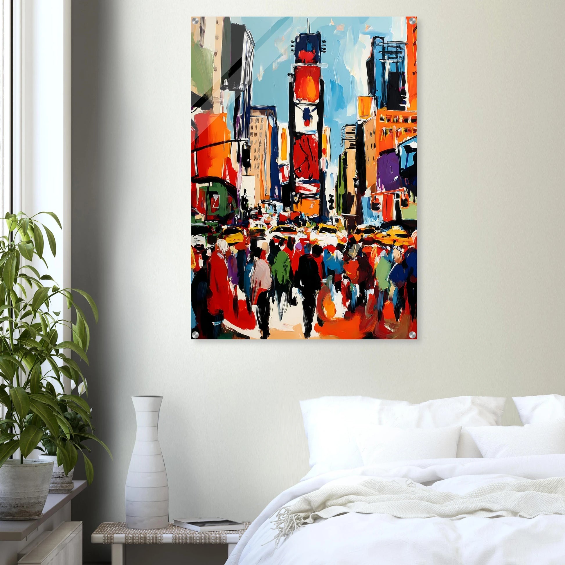 Manhattan en Mouvement — tableau plexiglas — vue 7 — art mural STNCL