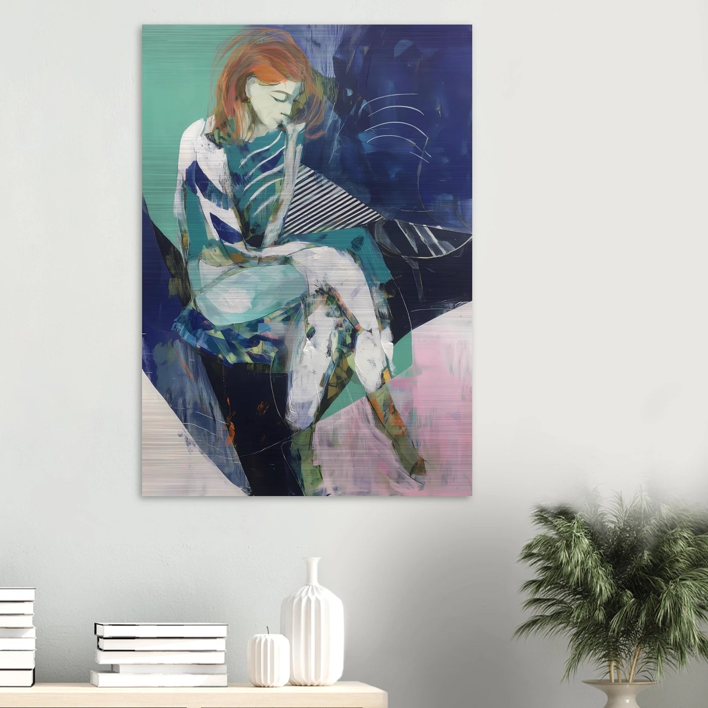 Songe au Repos — tableau aluminium — vue 6 — art mural STNCL