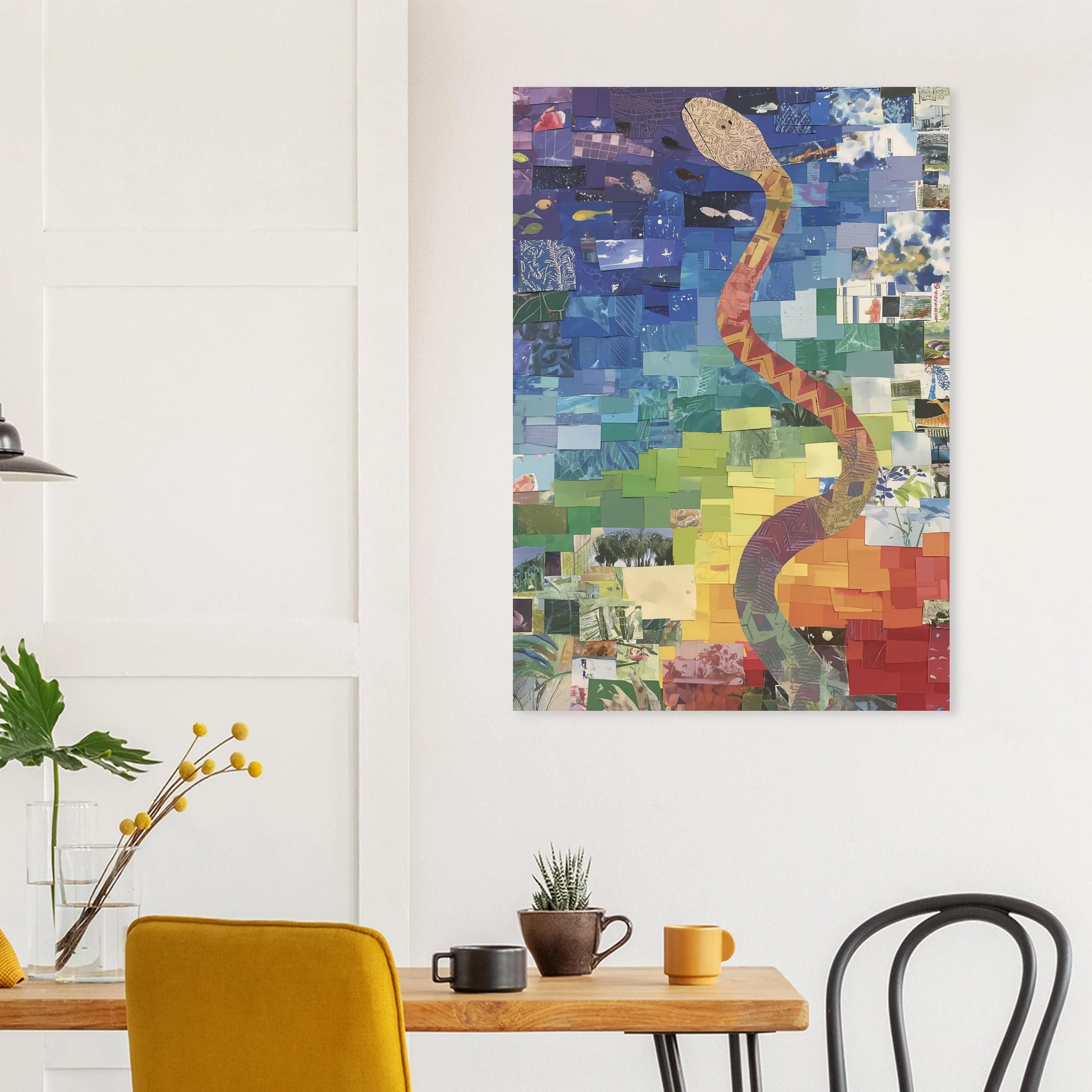 Serpent des Saisons — affiche d'art — vue 8 — art mural STNCL