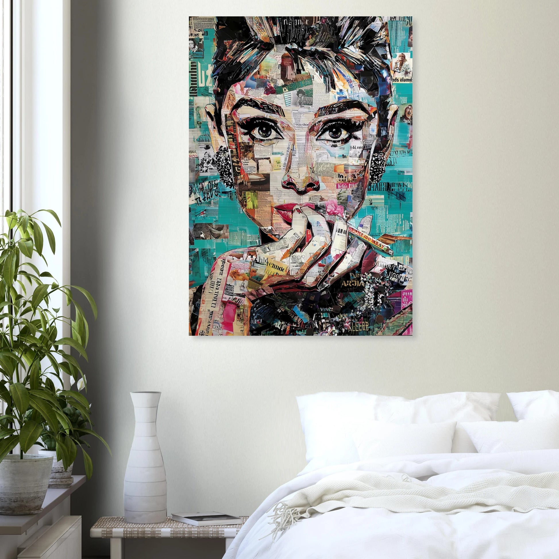 Regard de Papier — tableau aluminium — vue 7 — art mural STNCL