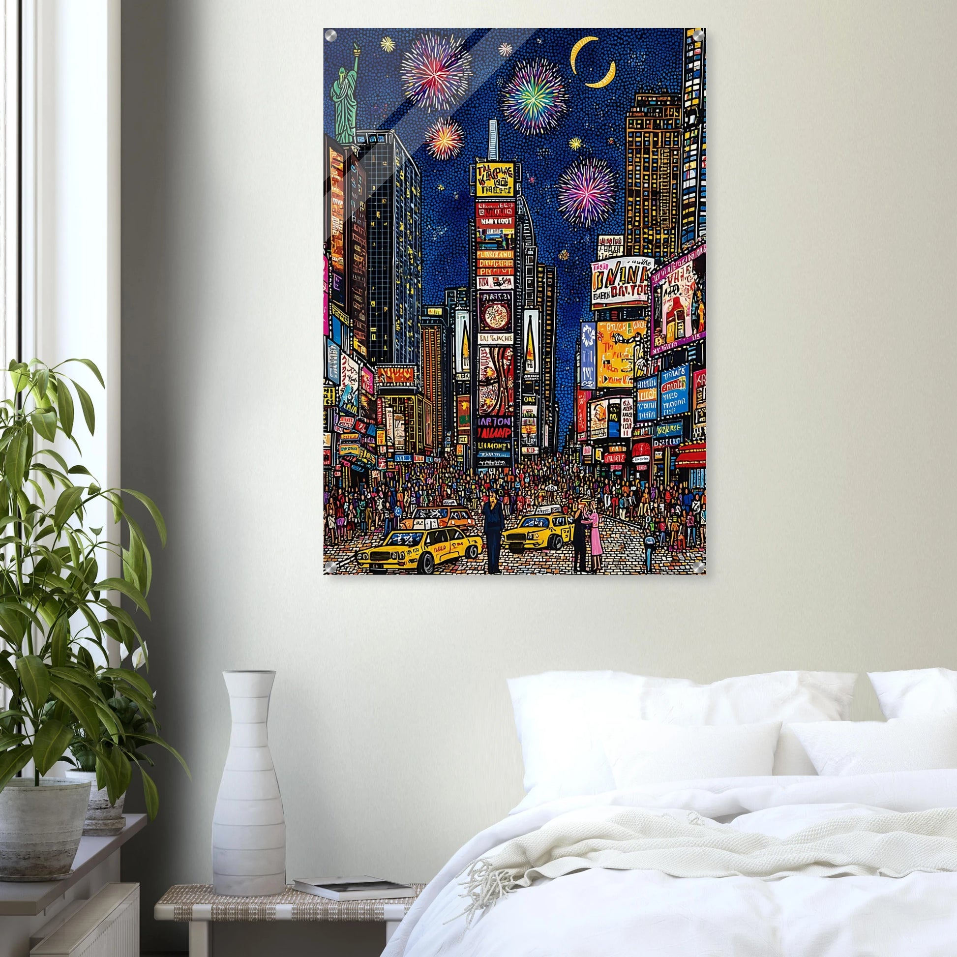 New York en Fête — tableau plexiglas — vue 7 — art mural STNCL