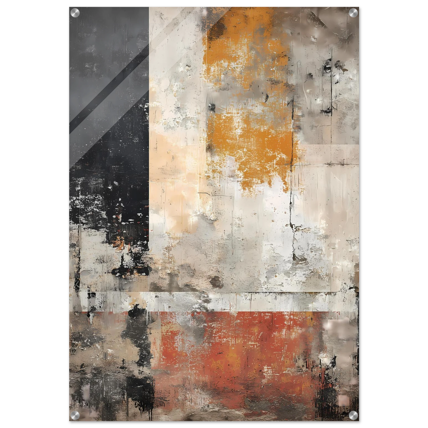 Champs de Patine — tableau plexiglas — art mural STNCL