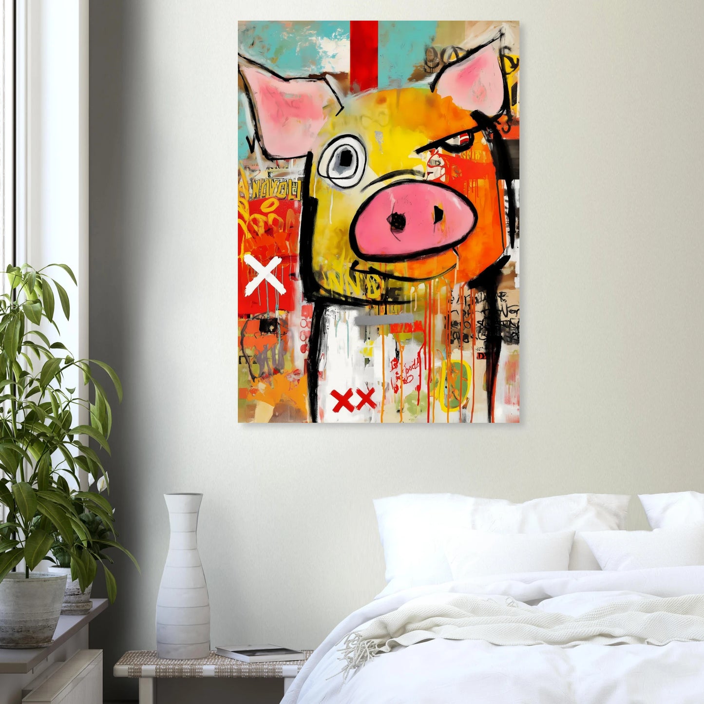 Le Cochon Bougon — affiche d'art — vue 7 — art mural STNCL