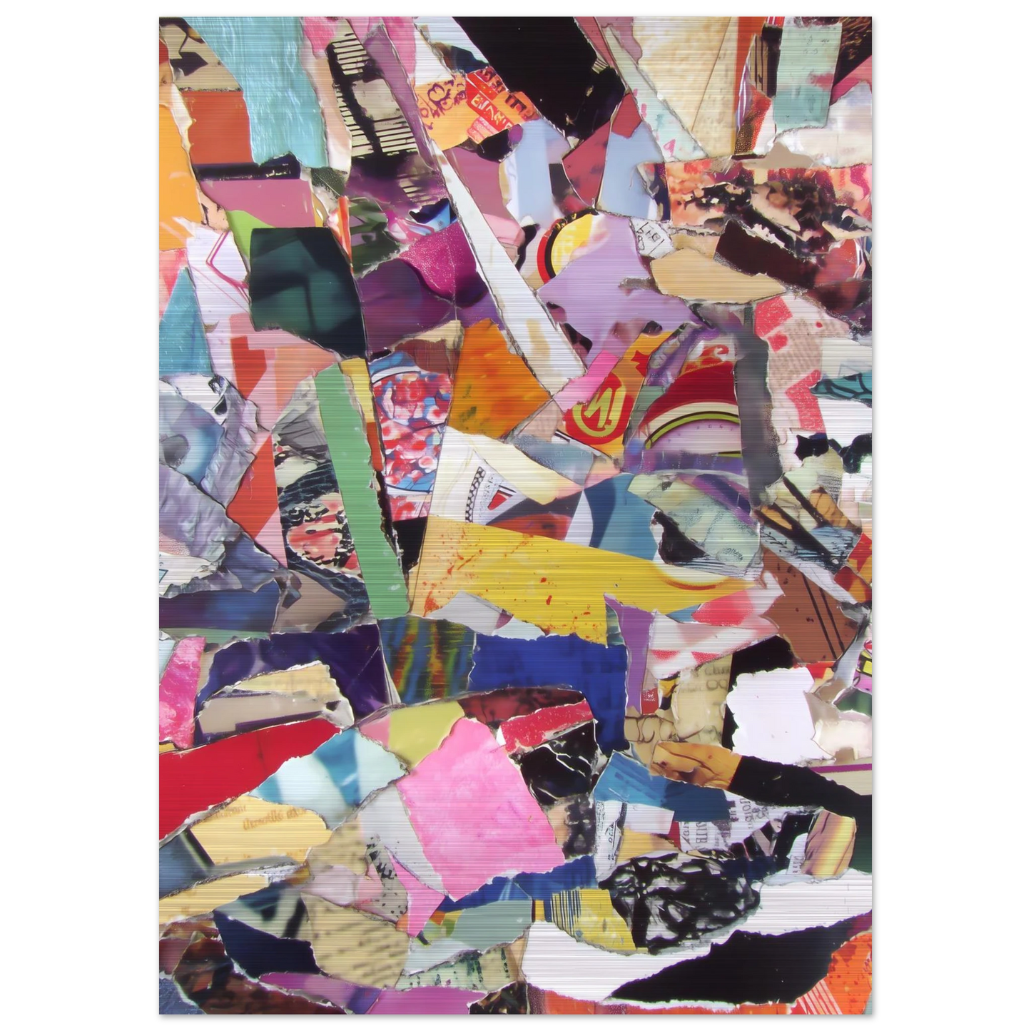 Fragments d'une Ville — tableau aluminium — vue 4 — art mural STNCL
