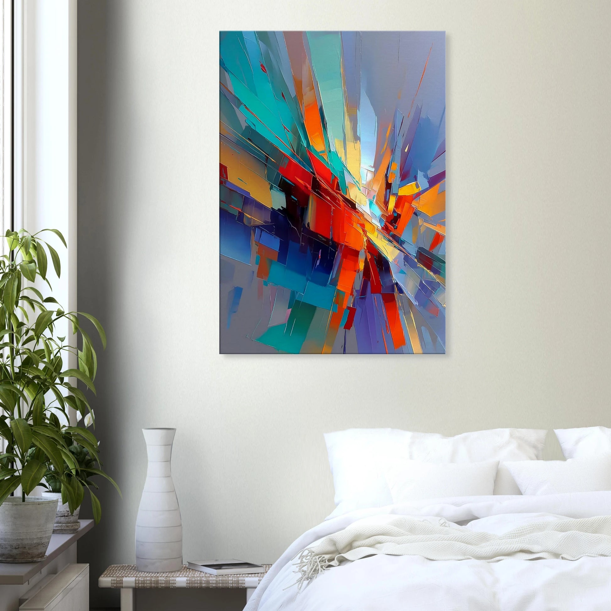 Point de Fuite — tableau sur toile — vue 7 — art mural STNCL
