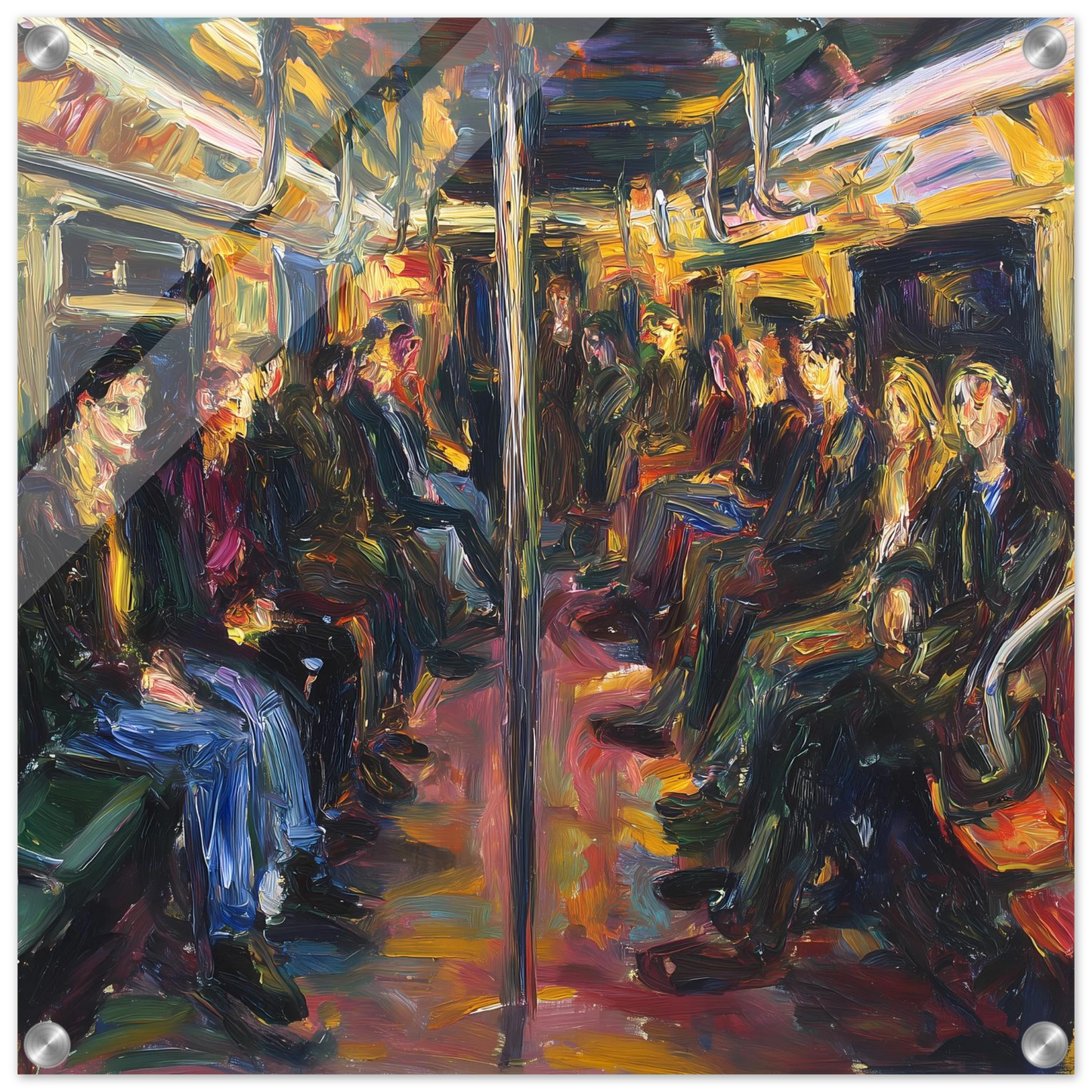 Rame du Soir — tableau plexiglas — vue 2 — art mural STNCL