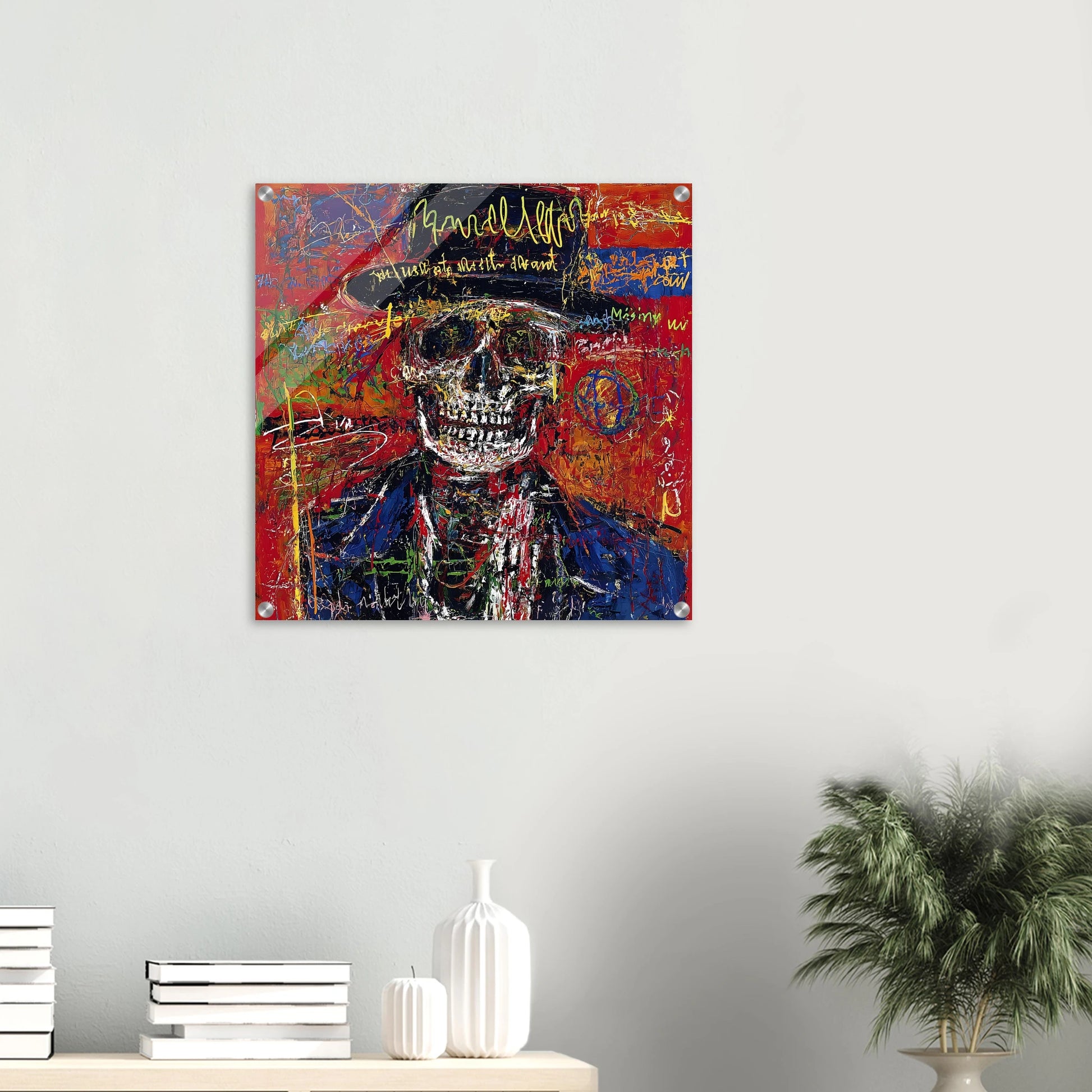Dandy Macabre — tableau plexiglas — vue 5 — art mural STNCL