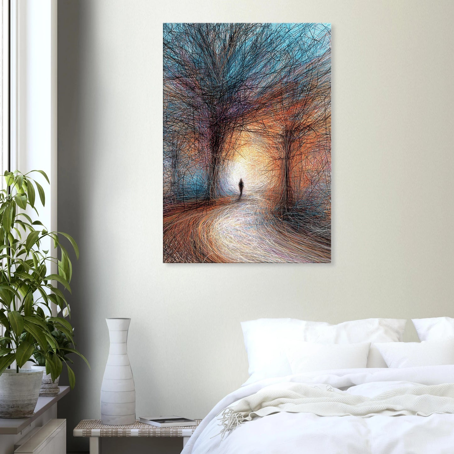 Vers la Clarté — tableau sur toile — vue 7 — art mural STNCL