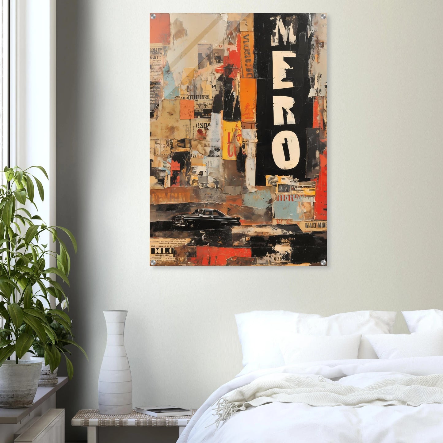 Affiches Lacérées — tableau plexiglas — vue 7 — art mural STNCL
