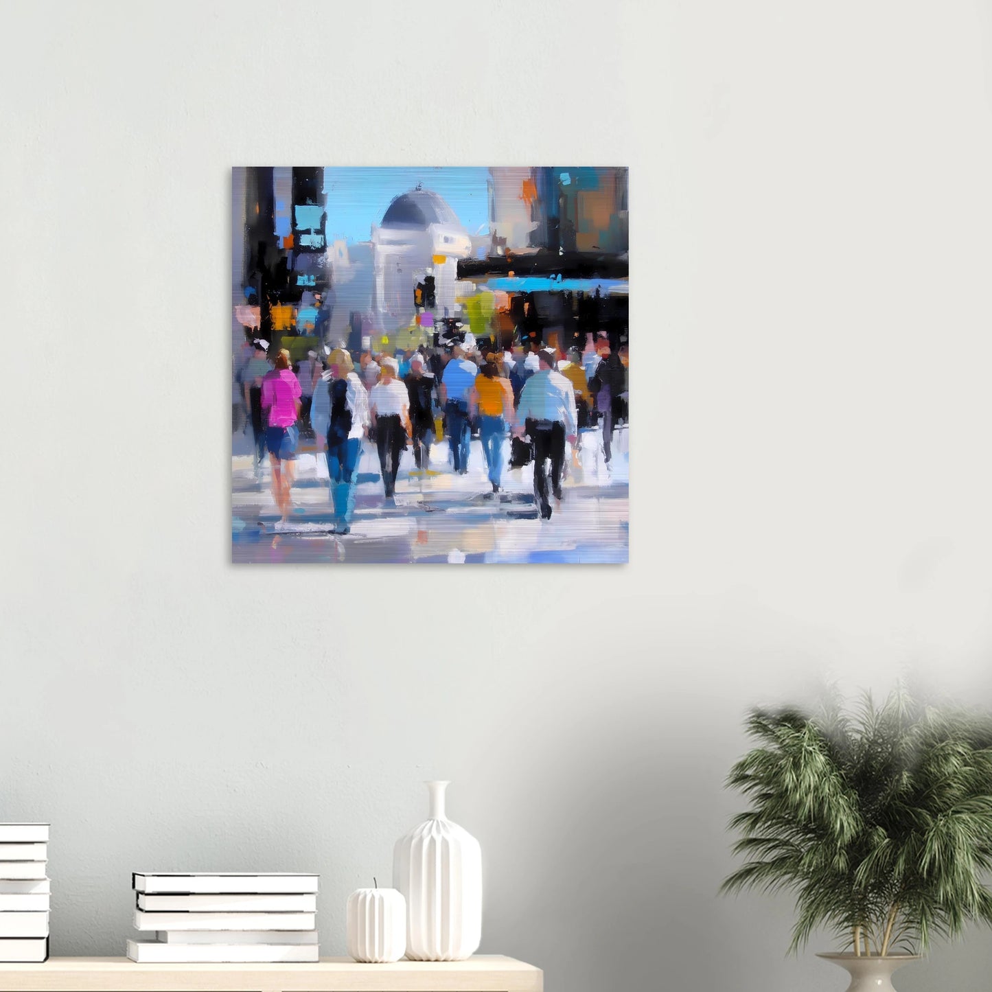 Traversée de Midi — tableau aluminium — vue 5 — art mural STNCL