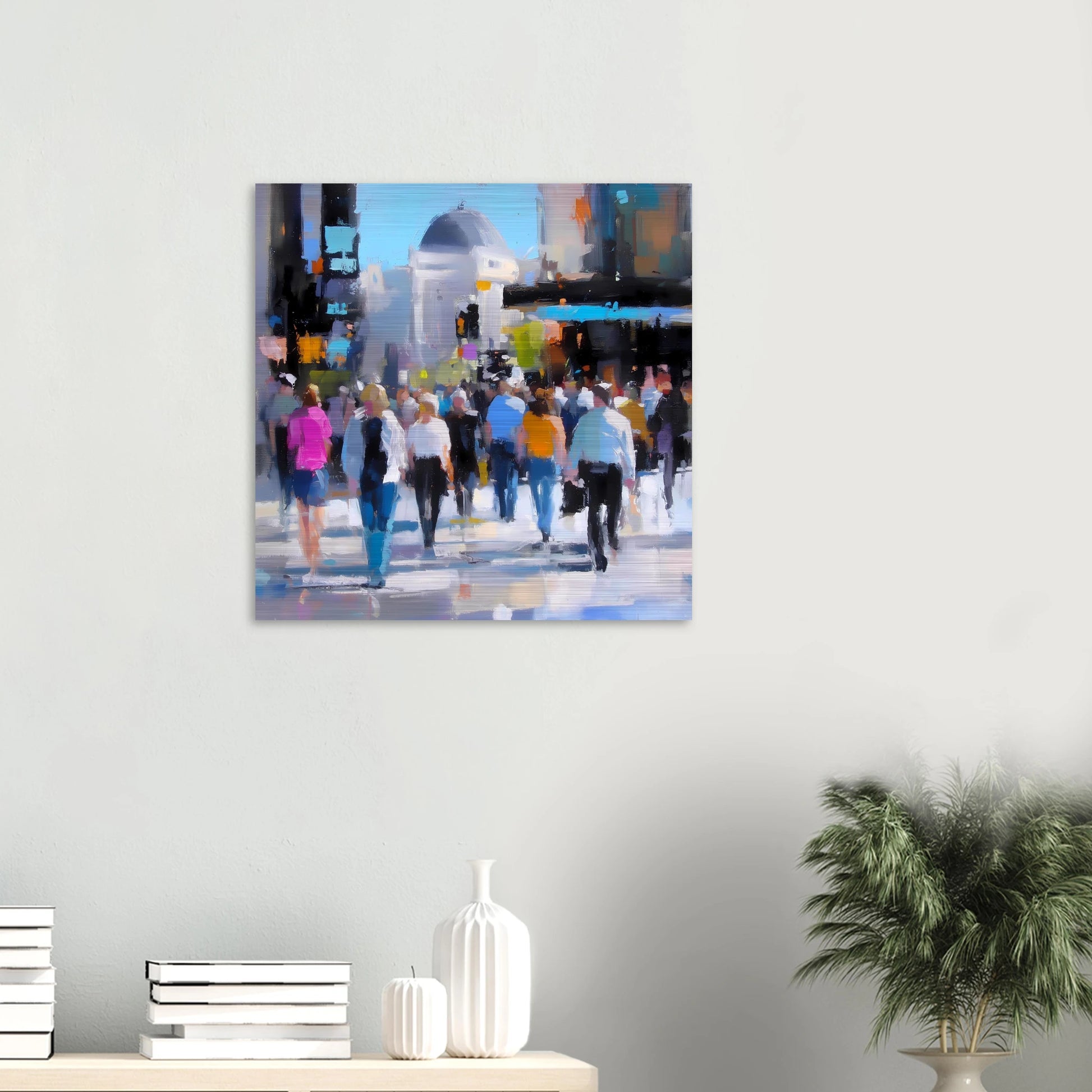 Traversée de Midi — tableau aluminium — vue 5 — art mural STNCL