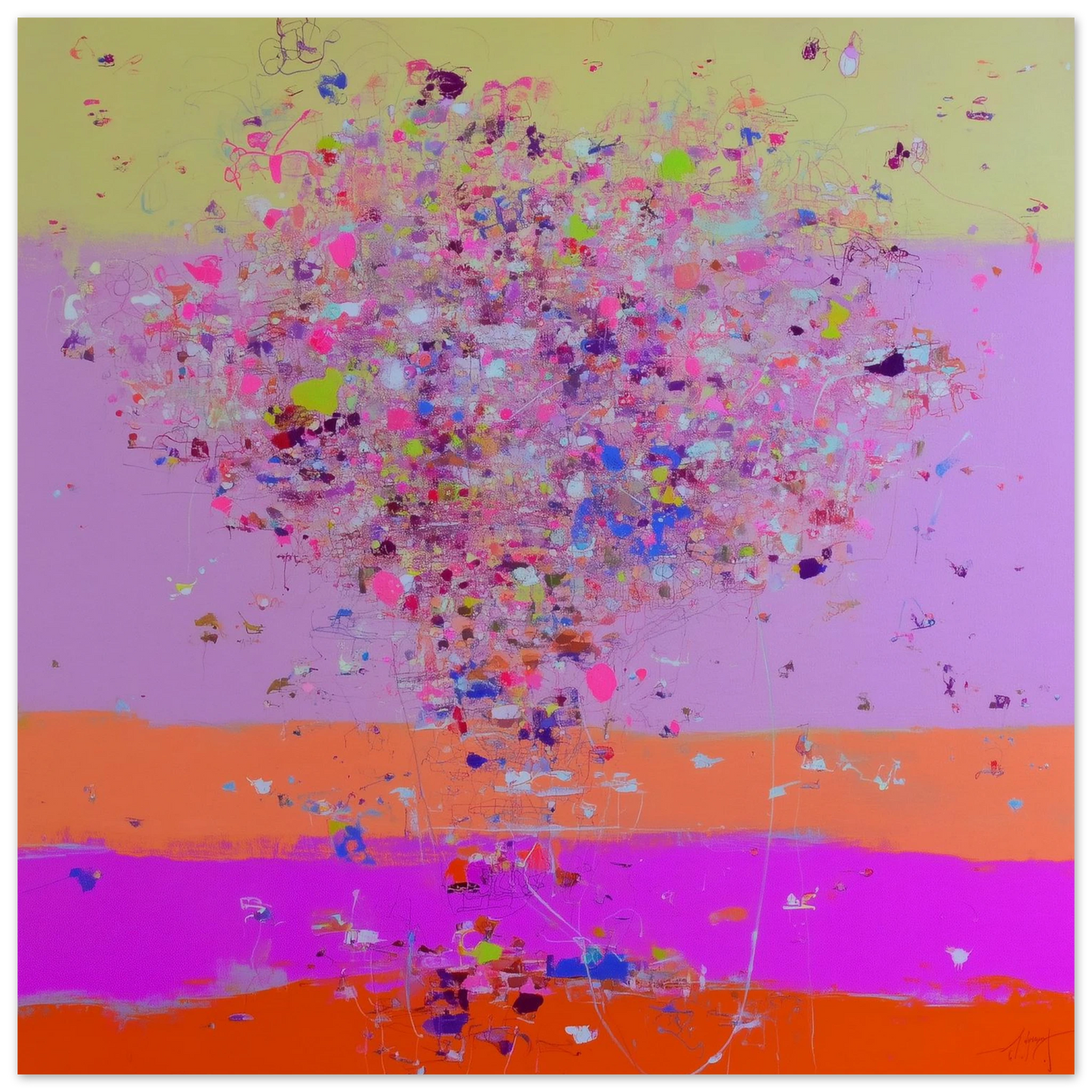 Bouquet en Pleine Floraison — affiche d'art — art mural STNCL