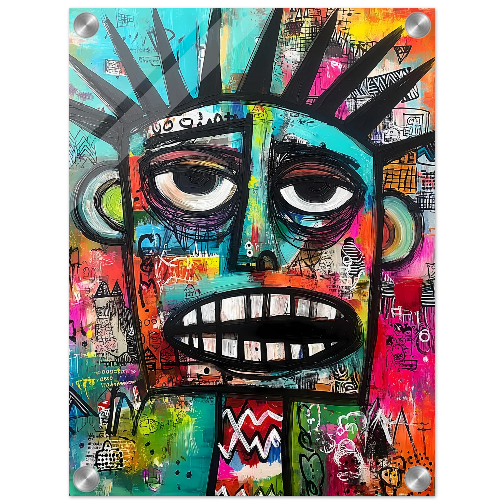 Le Cri Muet — tableau plexiglas — vue 3 — art mural STNCL