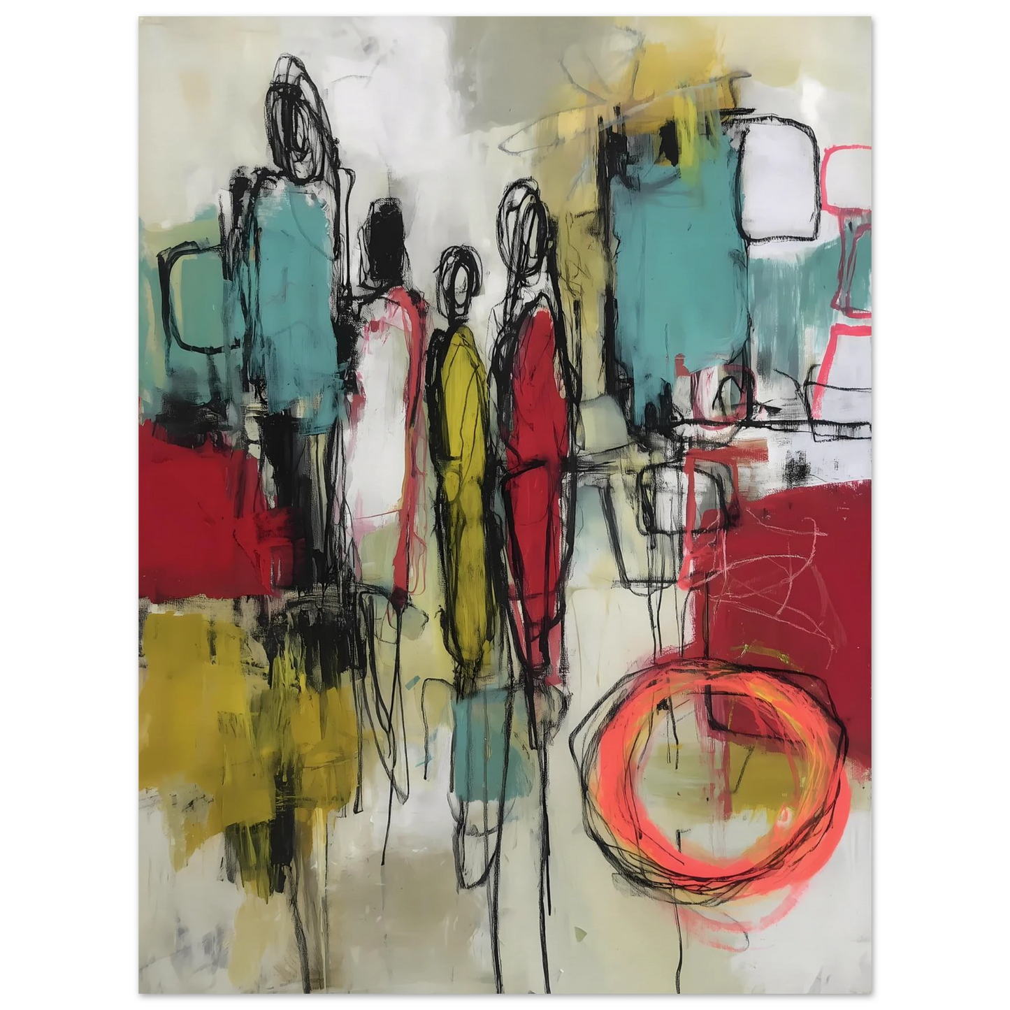 Sédiments d'un Été Brûlé — affiche d'art — vue 3 — art mural STNCL