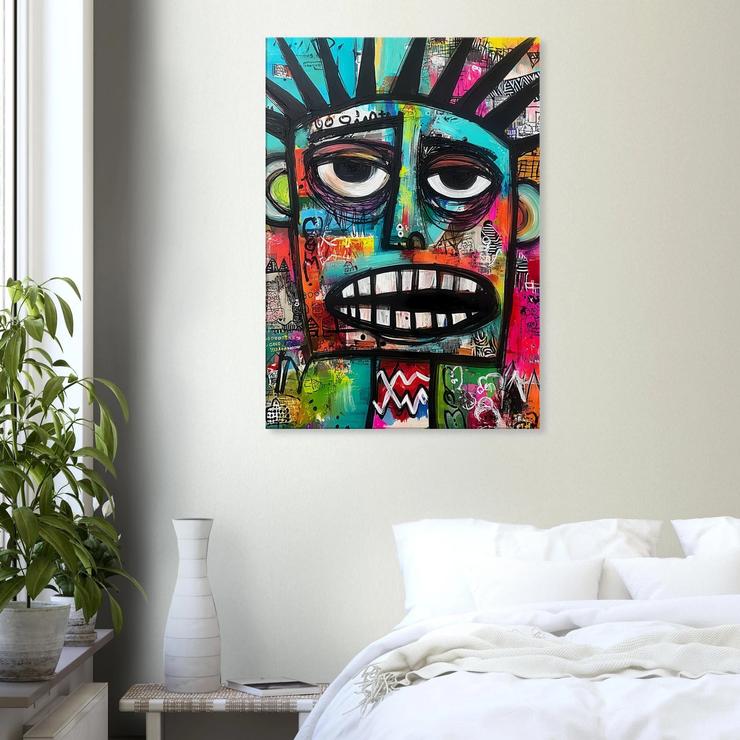 Le Cri Muet — tableau sur toile — vue 7 — art mural STNCL