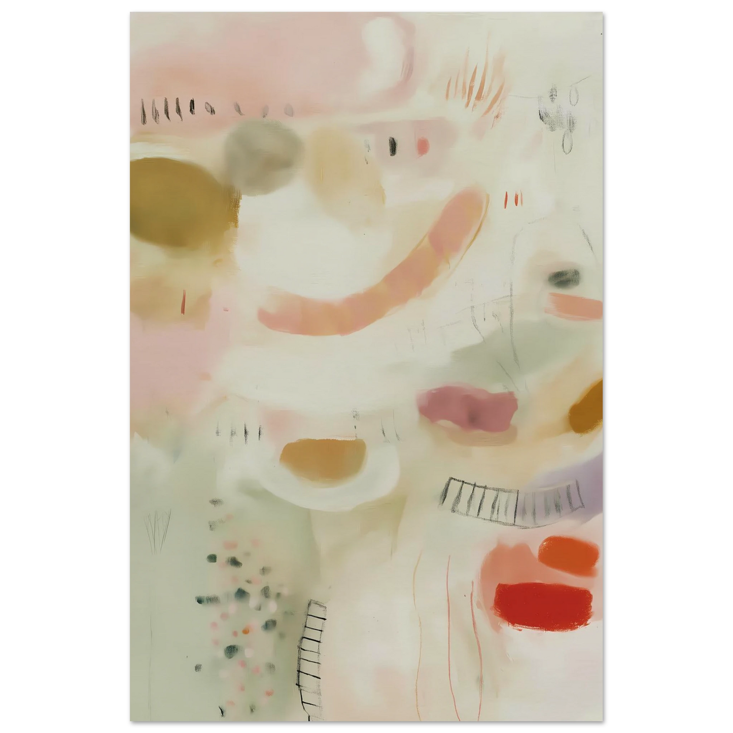 Murmures Pastel — affiche d'art — vue 4 — art mural STNCL