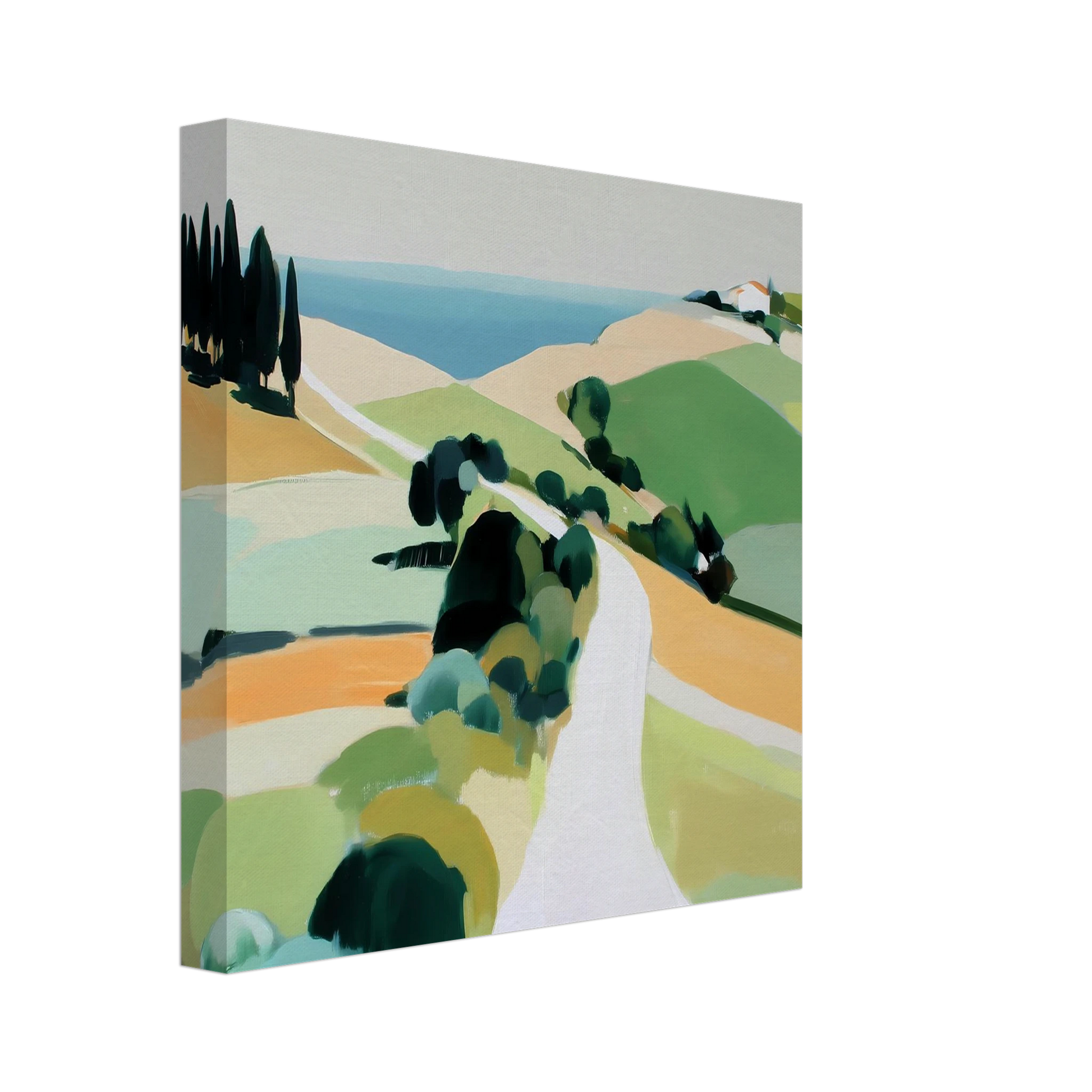 Chemin vers la Mer — tableau sur toile — vue 2 — art mural STNCL
