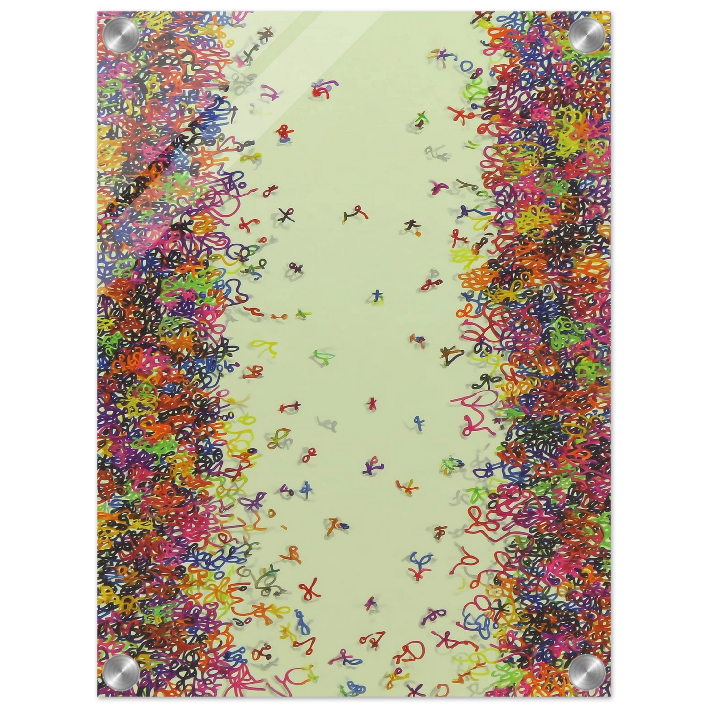 La Fête des Signes — tableau plexiglas — vue 2 — art mural STNCL