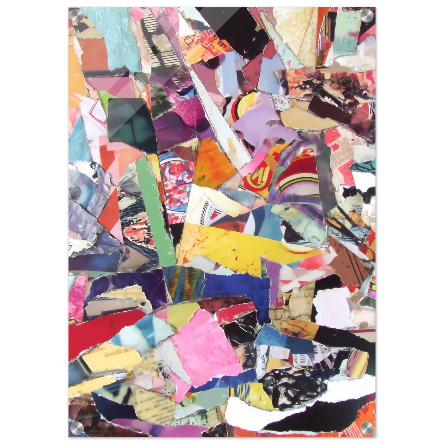 Fragments d'une Ville — tableau plexiglas — vue 2 — art mural STNCL