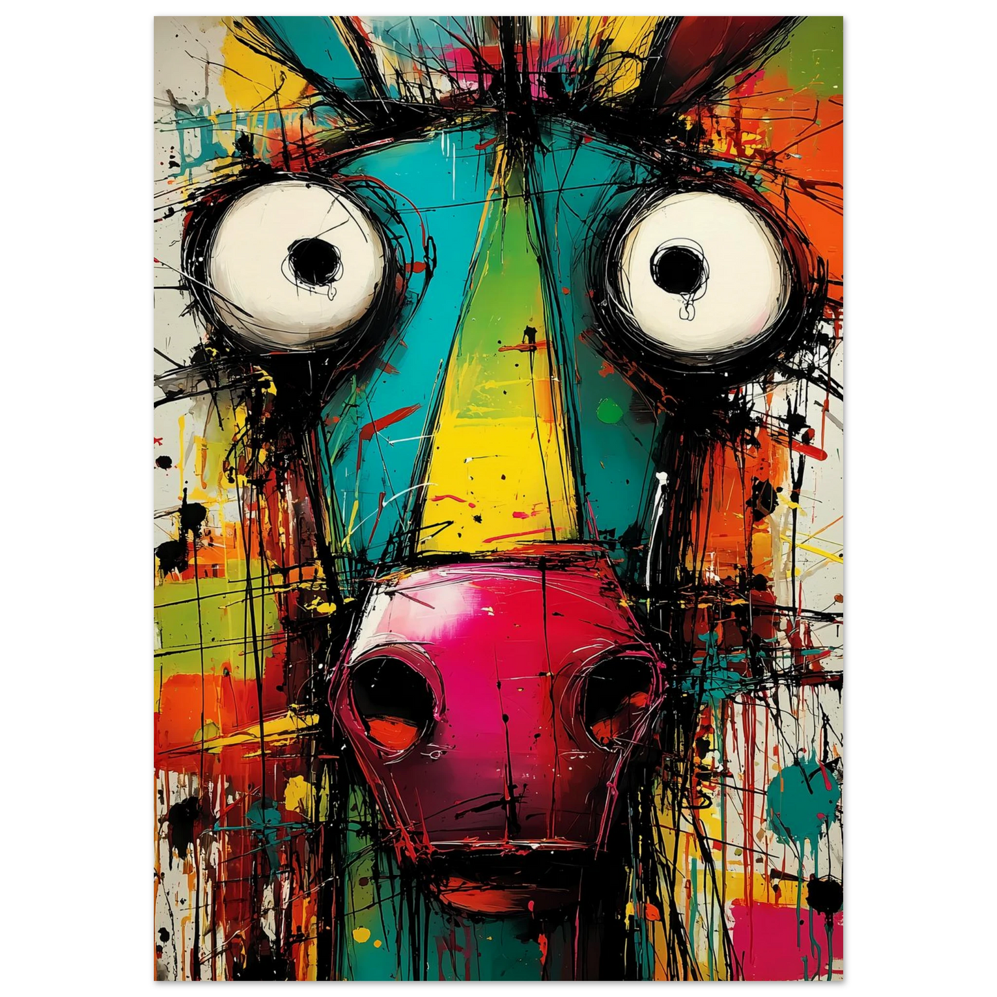 La Bête Étonnée — affiche d'art — vue 5 — art mural STNCL