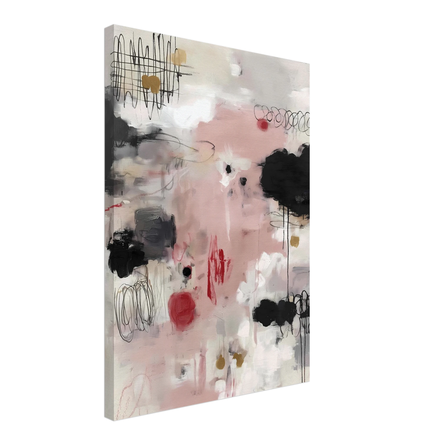 Murmure Poudré — tableau sur toile — vue 3 — art mural STNCL