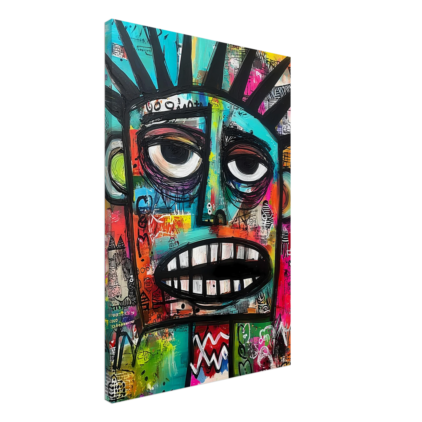 Le Cri Muet — tableau sur toile — vue 2 — art mural STNCL