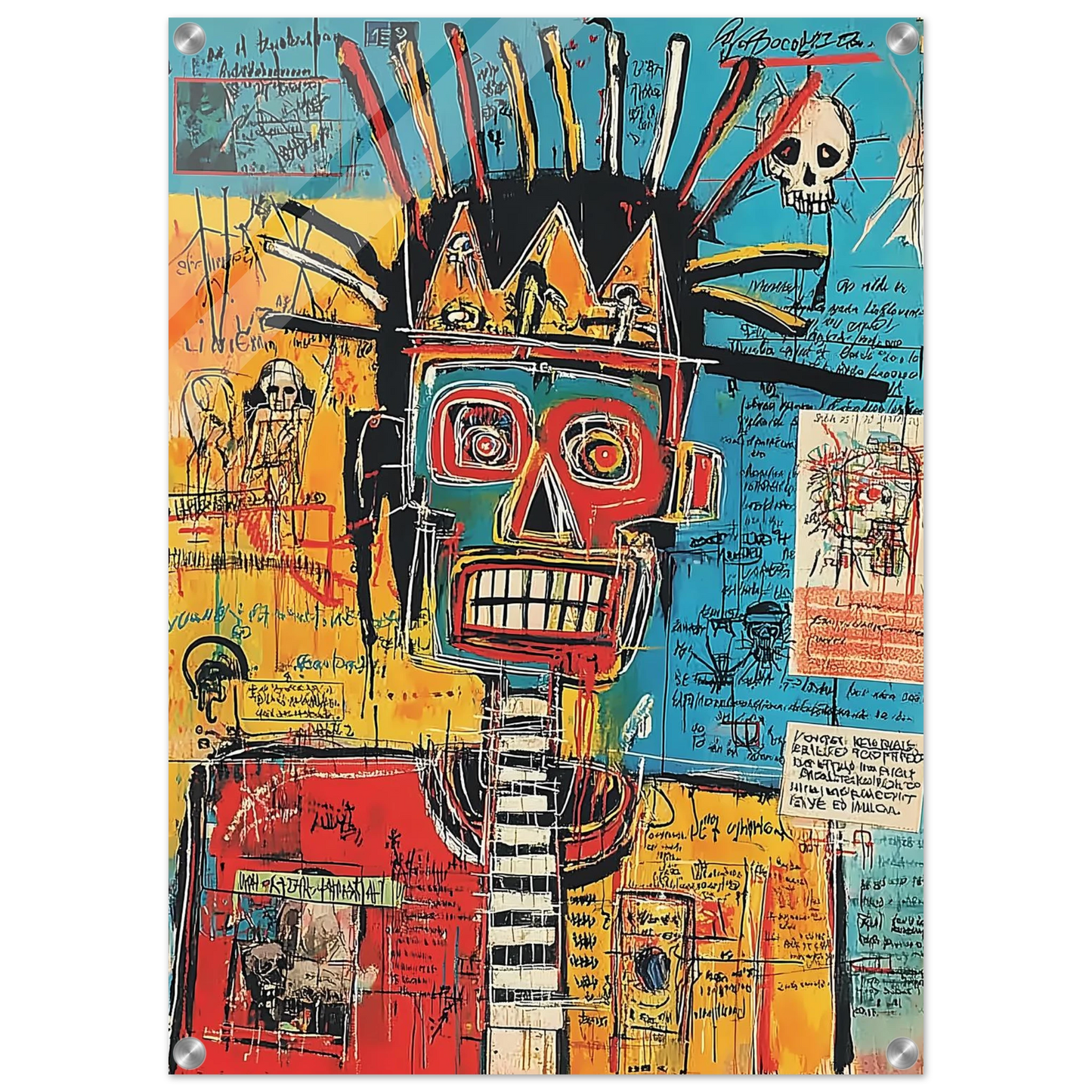 Roi des Rues — tableau plexiglas — vue 2 — art mural STNCL