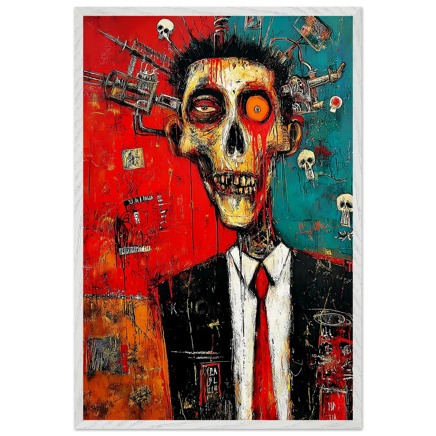 Cadre Mortel — tableau encadre bois — vue 7 — art mural STNCL