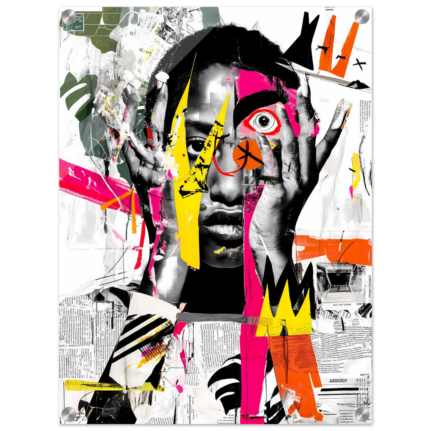 Éclats d'un Regard — tableau plexiglas — vue 4 — art mural STNCL