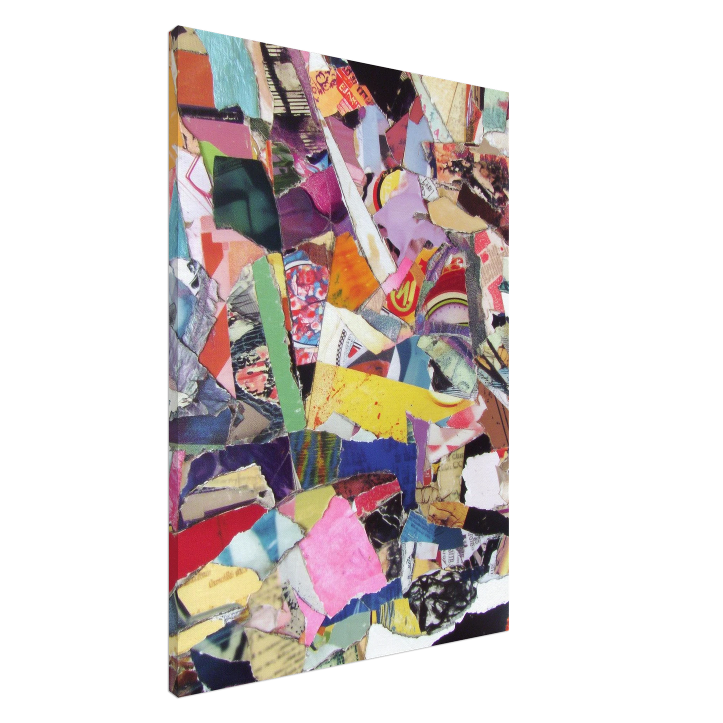 Archipel de Papiers Déchirés — tableau sur toile — art mural STNCL
