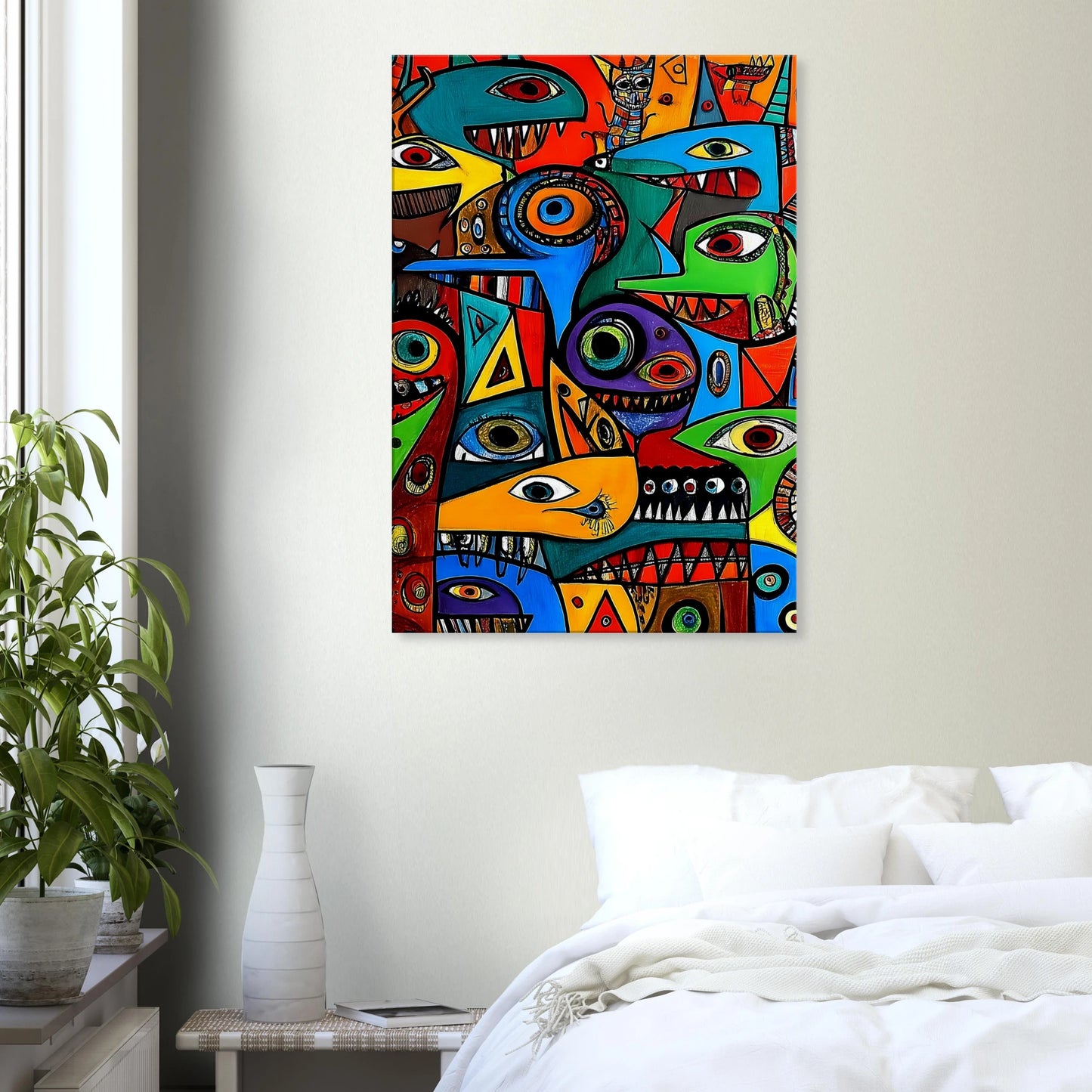 Prolifération — tableau sur toile — vue 7 — art mural STNCL