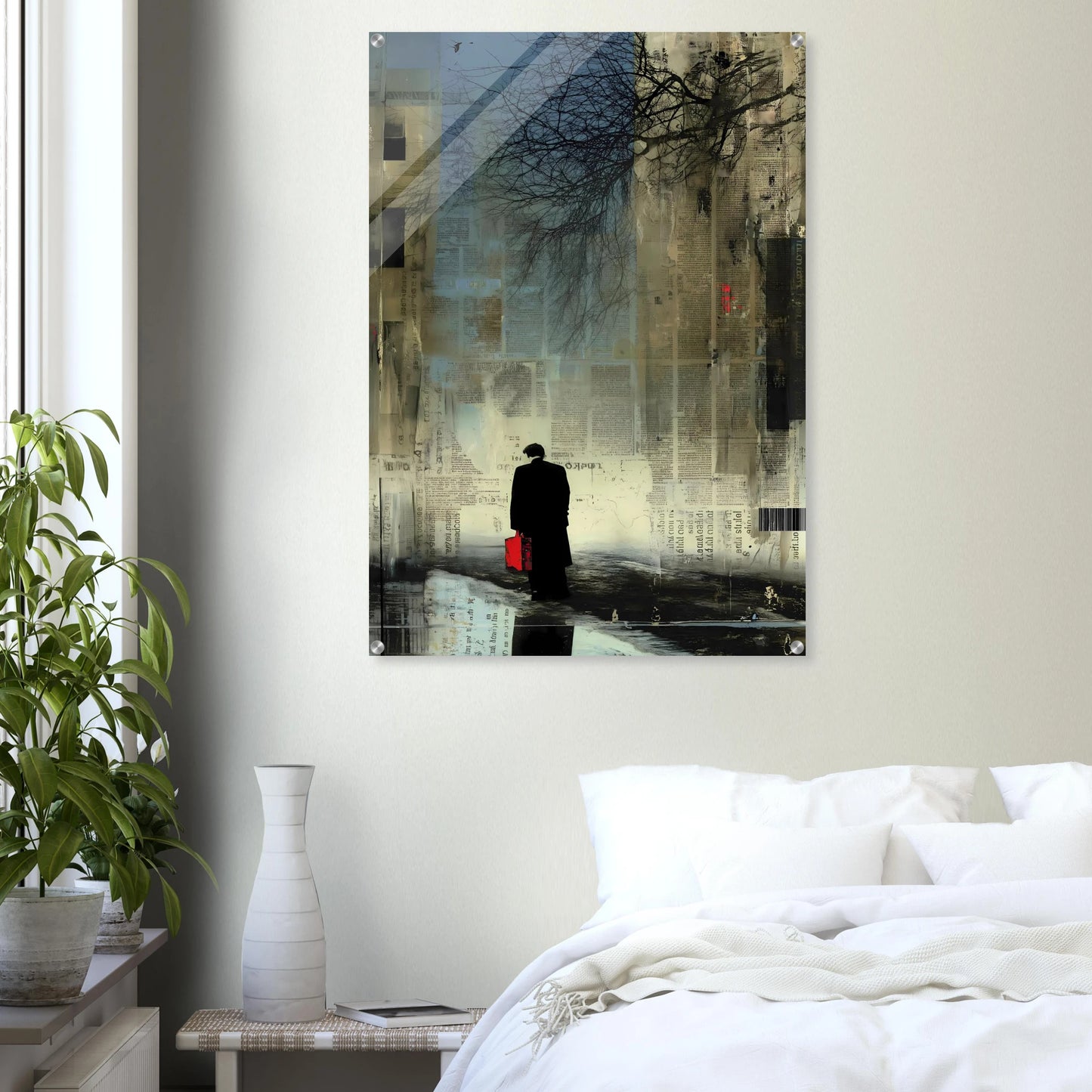 La Valise Rouge — tableau plexiglas — vue 7 — art mural STNCL