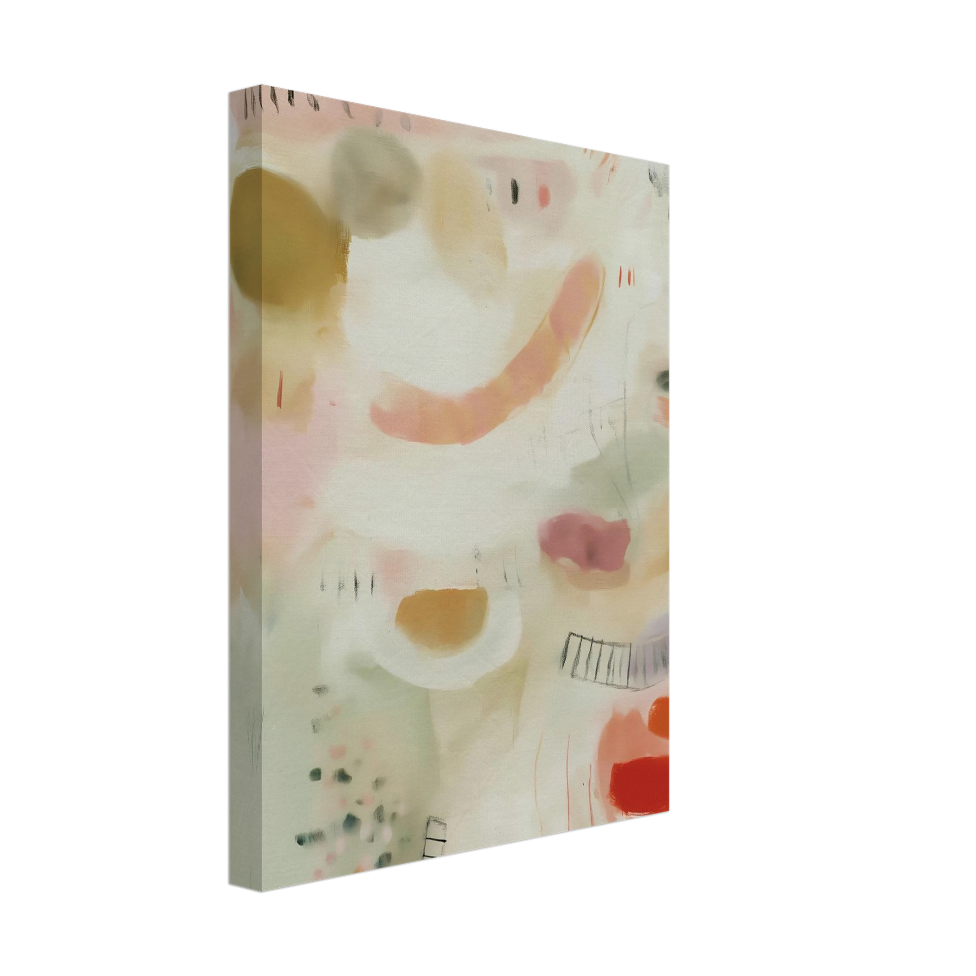 Murmures Pastel — tableau sur toile — vue 4 — art mural STNCL