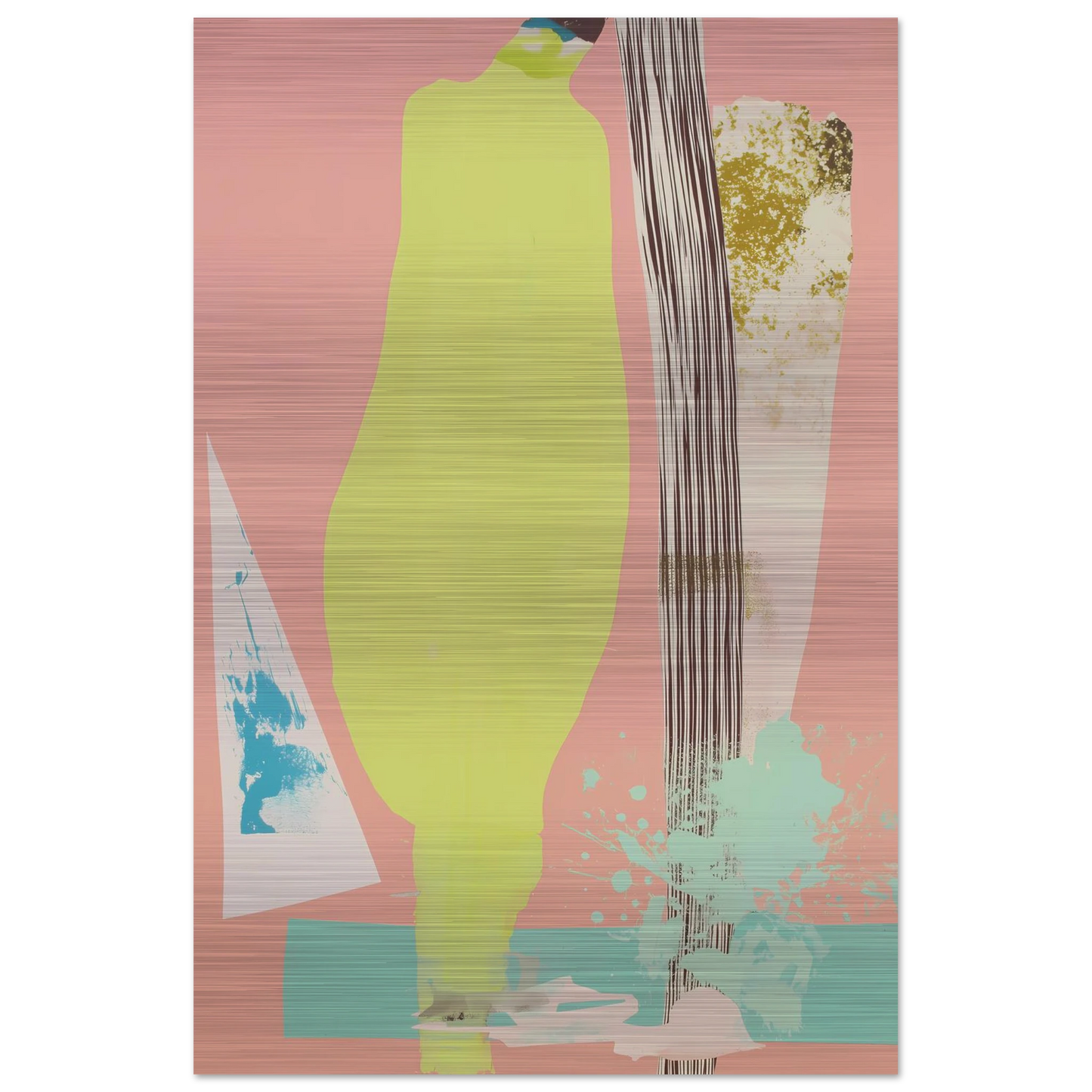 Silhouette Anis — tableau aluminium — vue 3 — art mural STNCL
