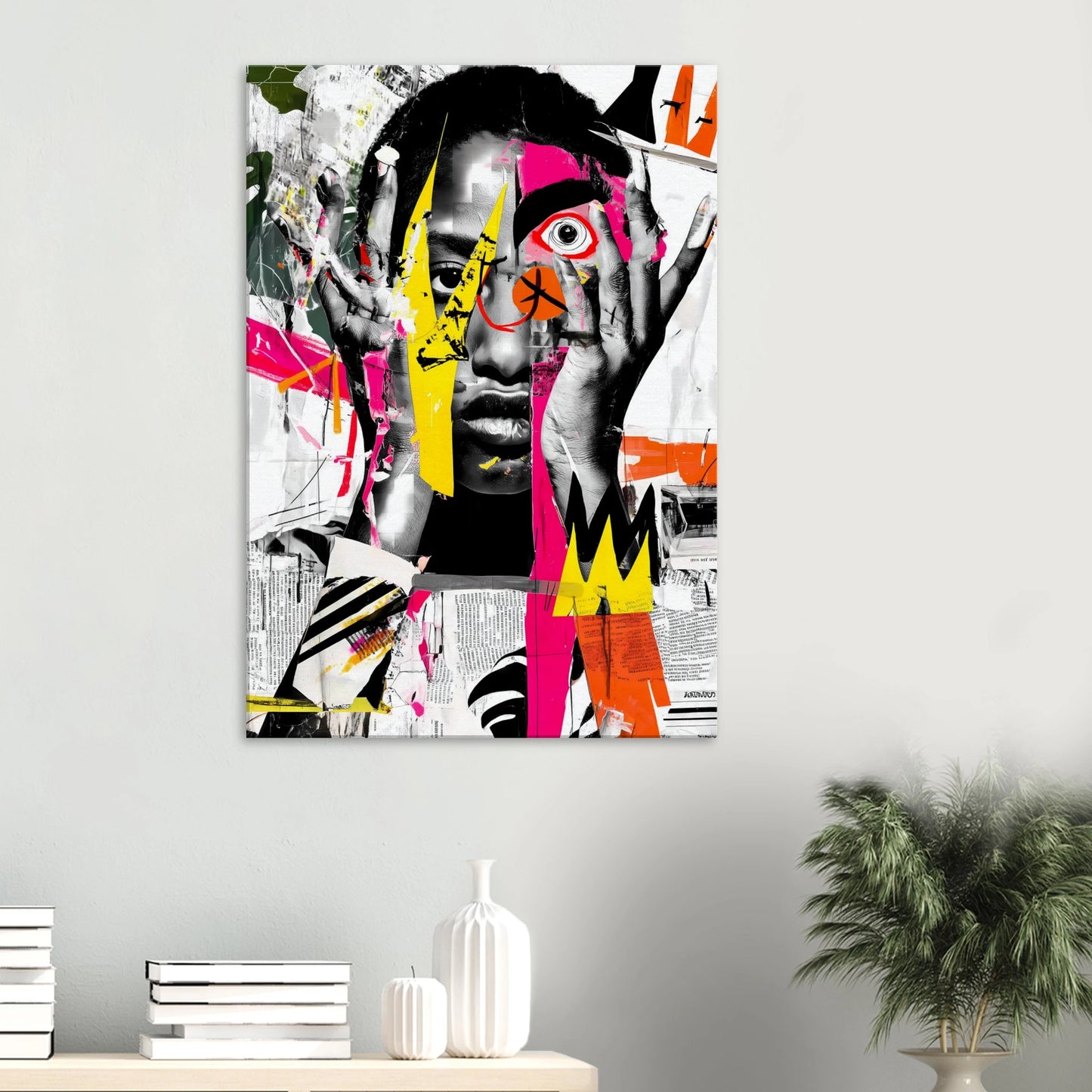 Éclats d'un Regard — tableau sur toile — vue 6 — art mural STNCL